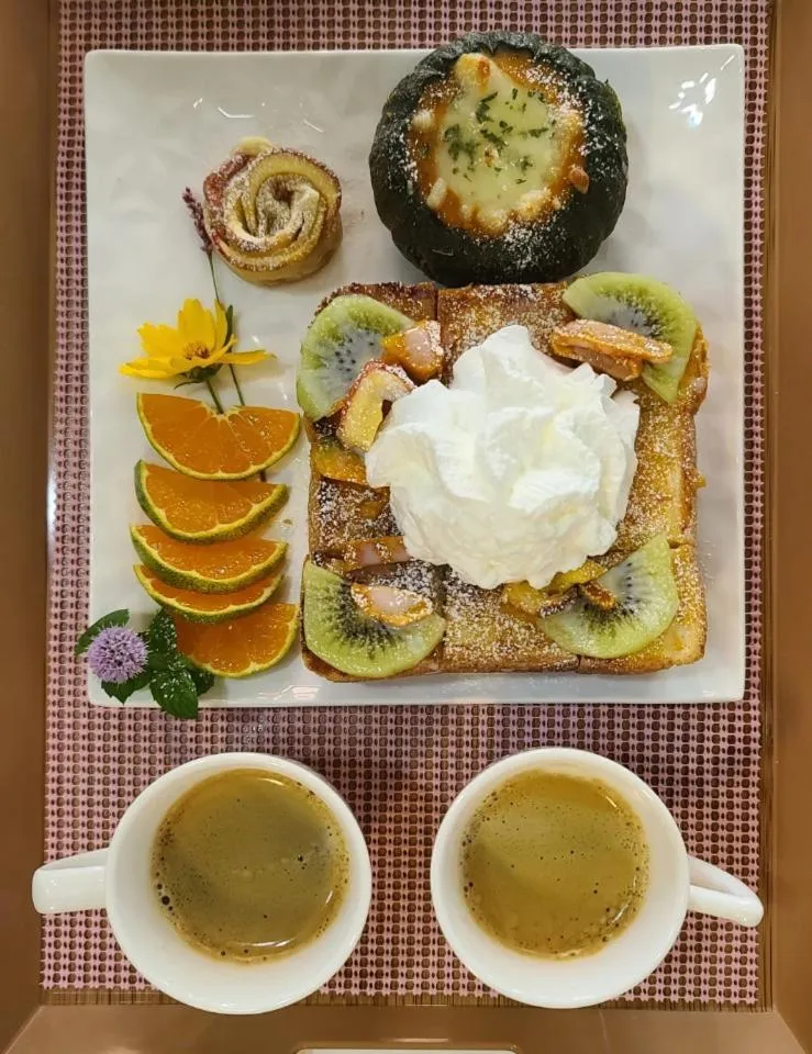 Food and drinks in Jeju Turning point Pension