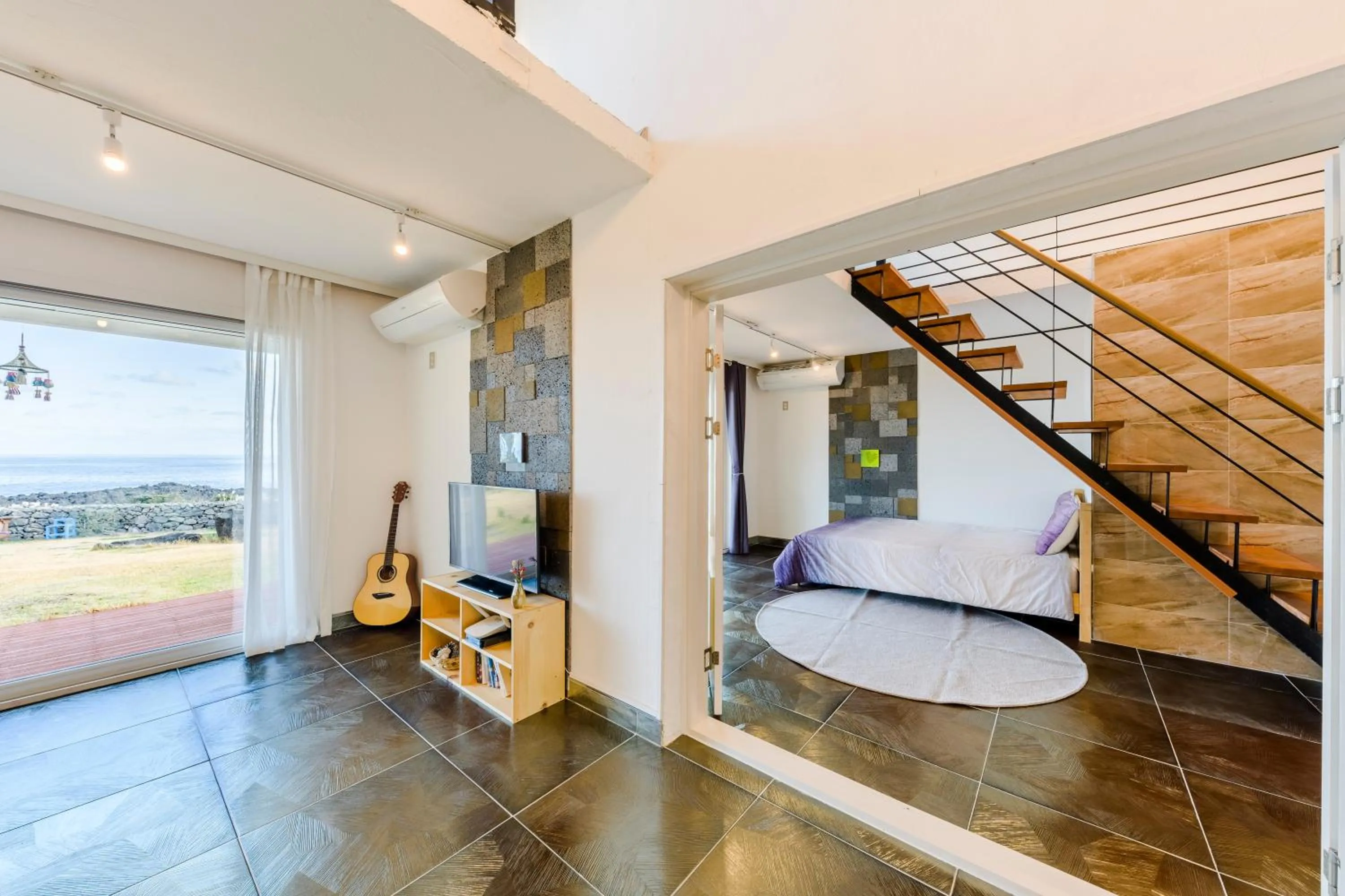 Living room in Jeju Turning point Pension