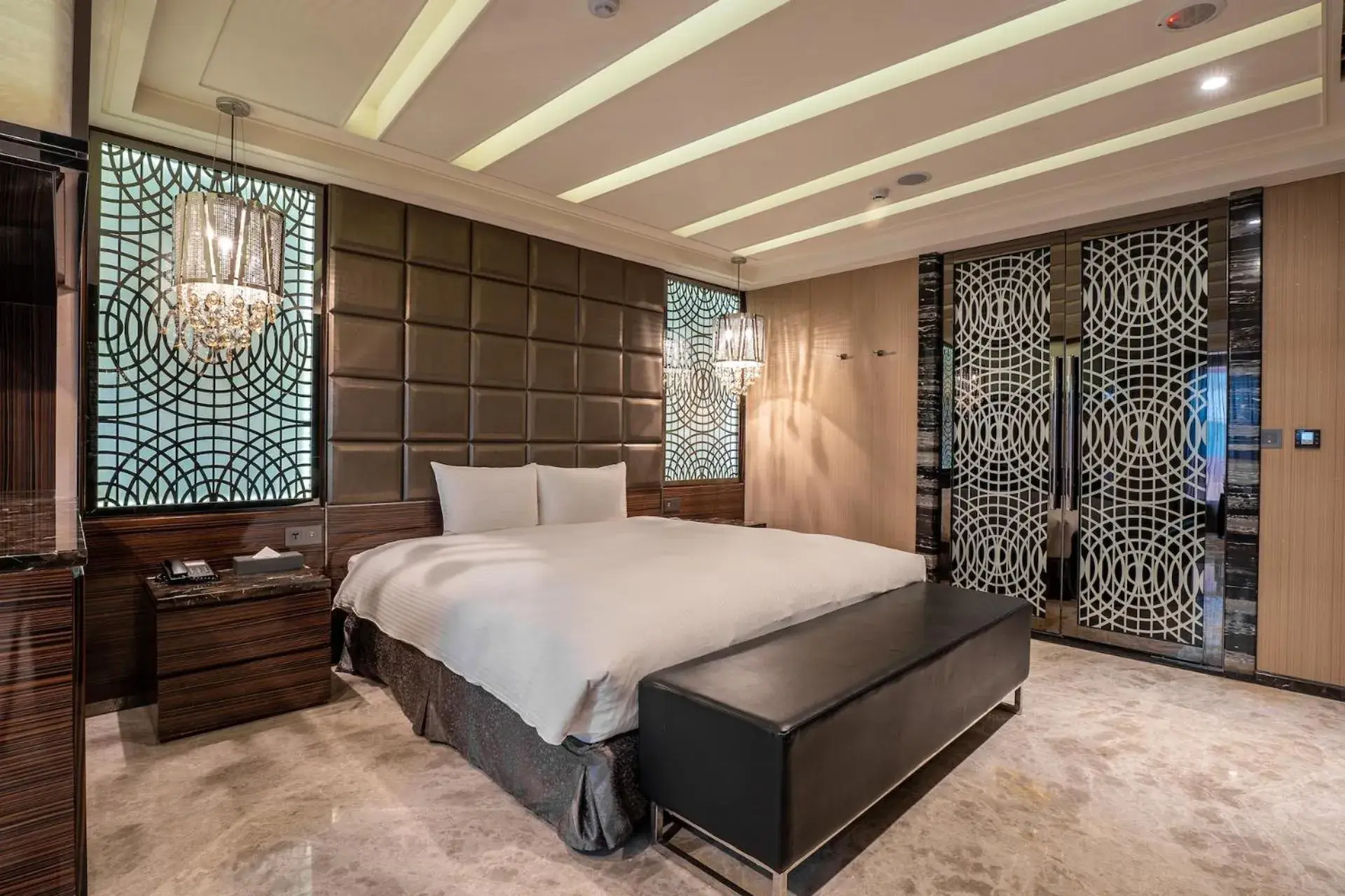 Bed in Guide Hotel Taichung Ziyou Bed in Guide Hotel Taichung Ziyou