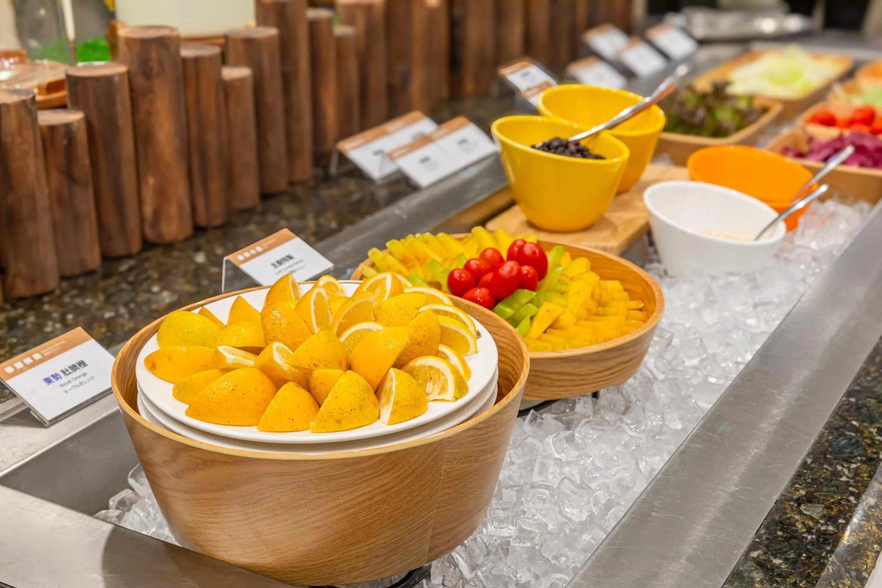 Buffet breakfast in Guide Hotel Taichung Ziyou