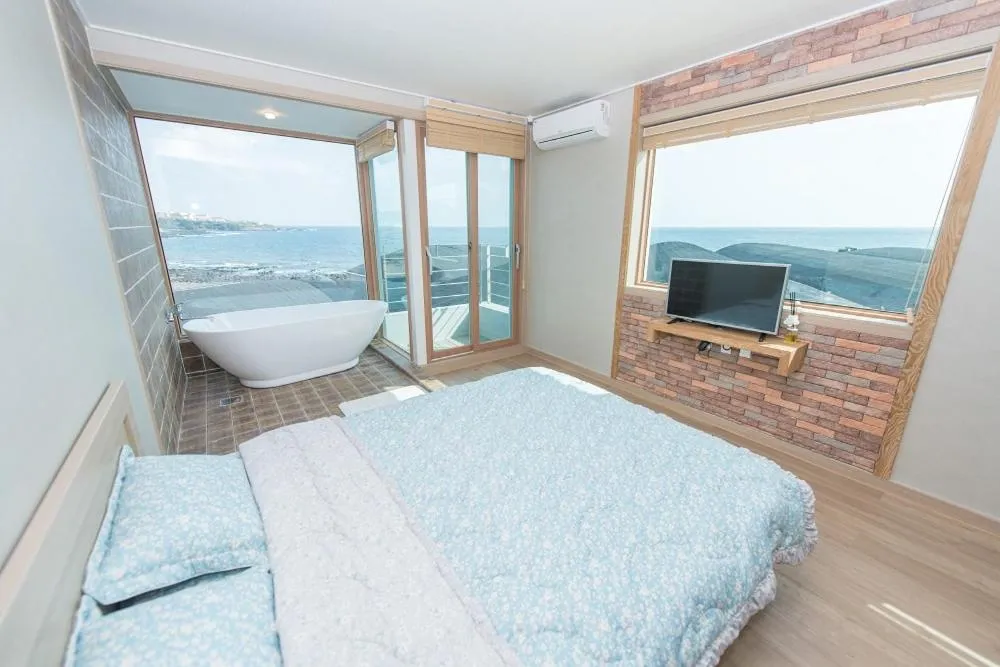Bed in Pension Jung Won