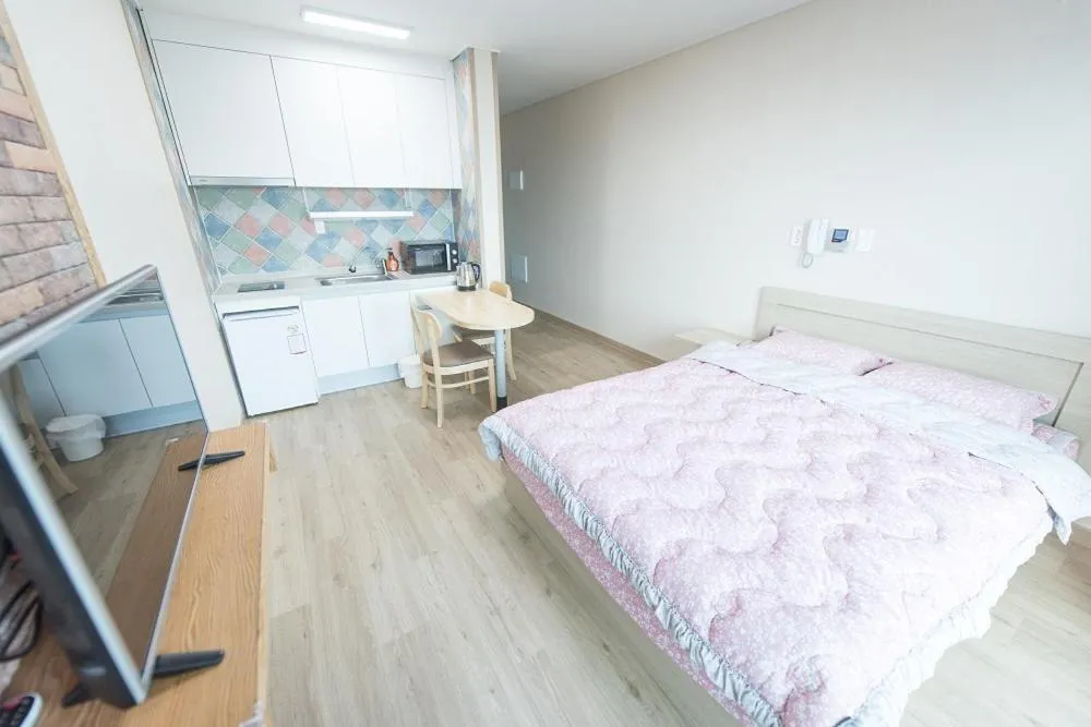 Bed in Pension Jung Won