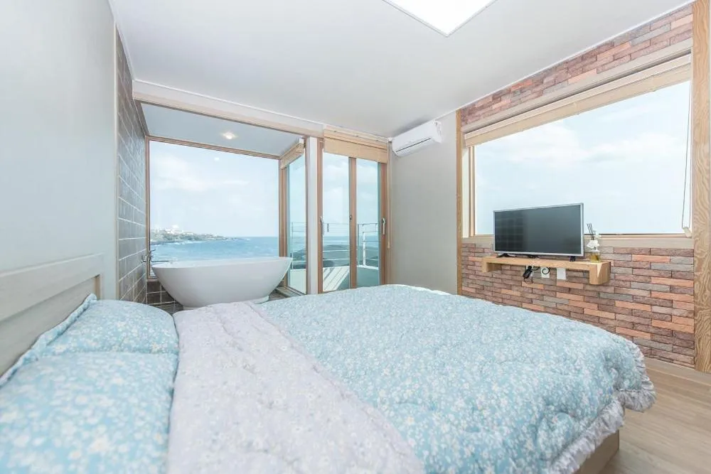 Bed in Pension Jung Won