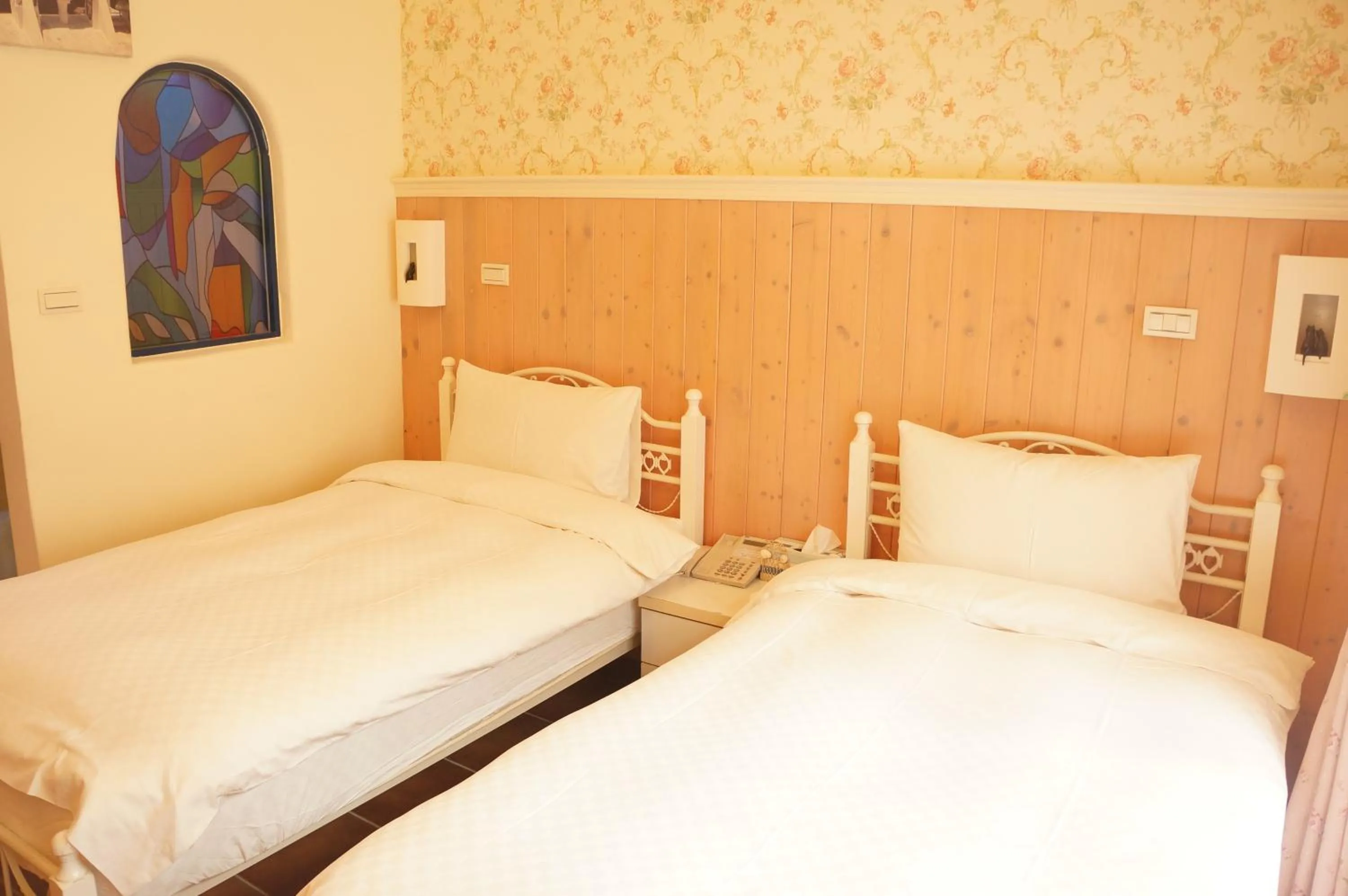 Bed in Rainbow B&B
