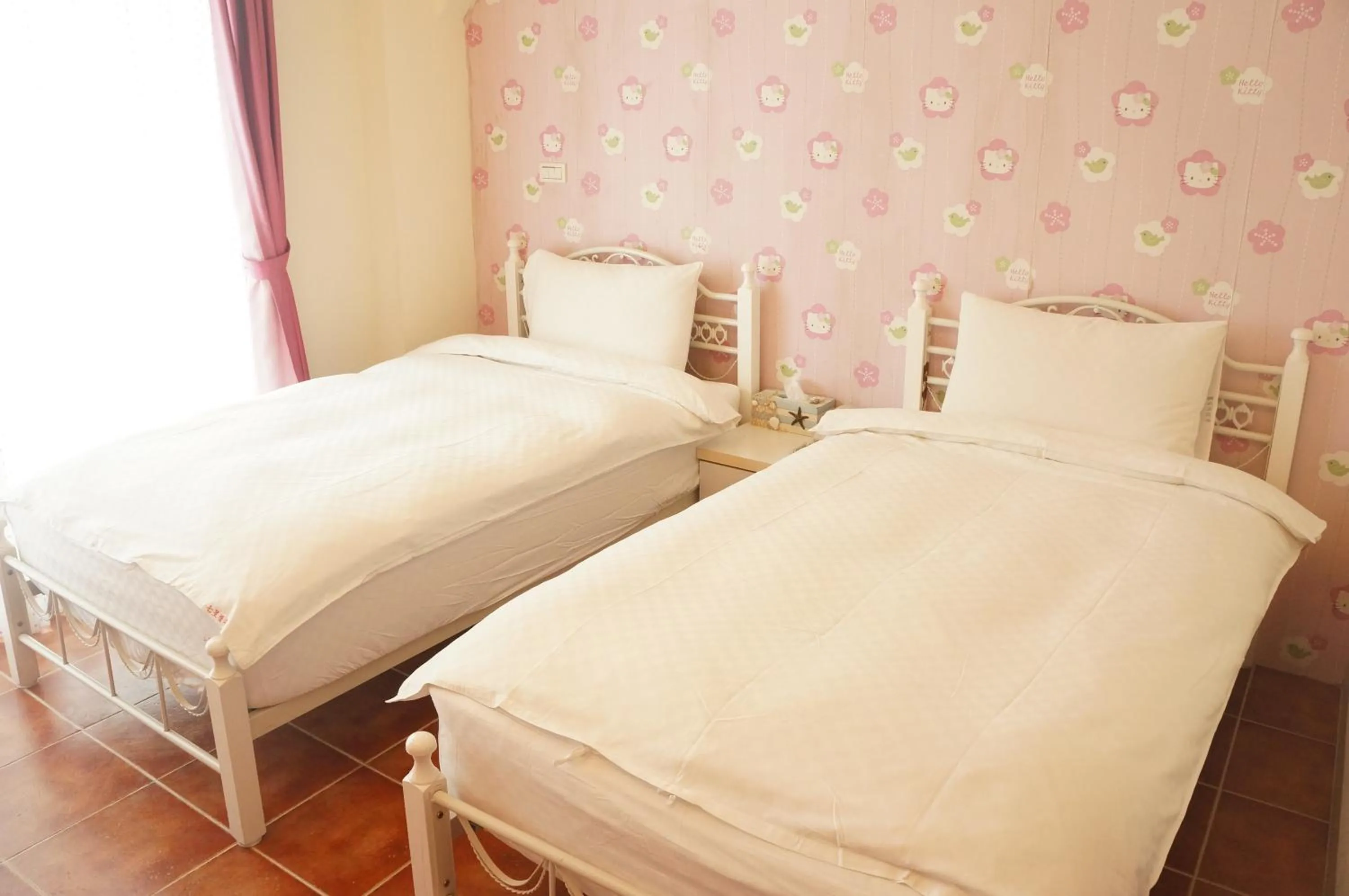 Bed in Rainbow B&B