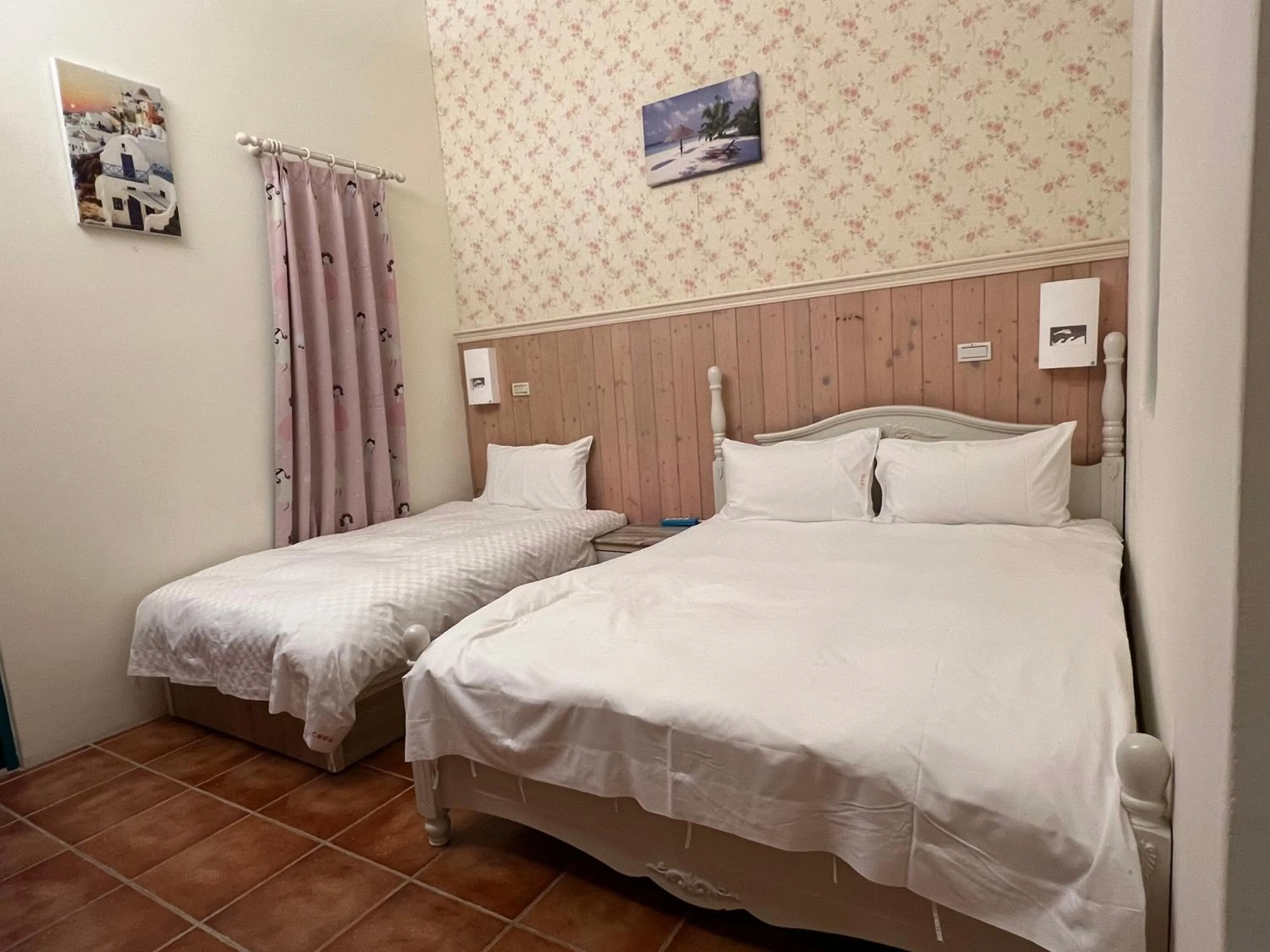 Bed in Rainbow B&B