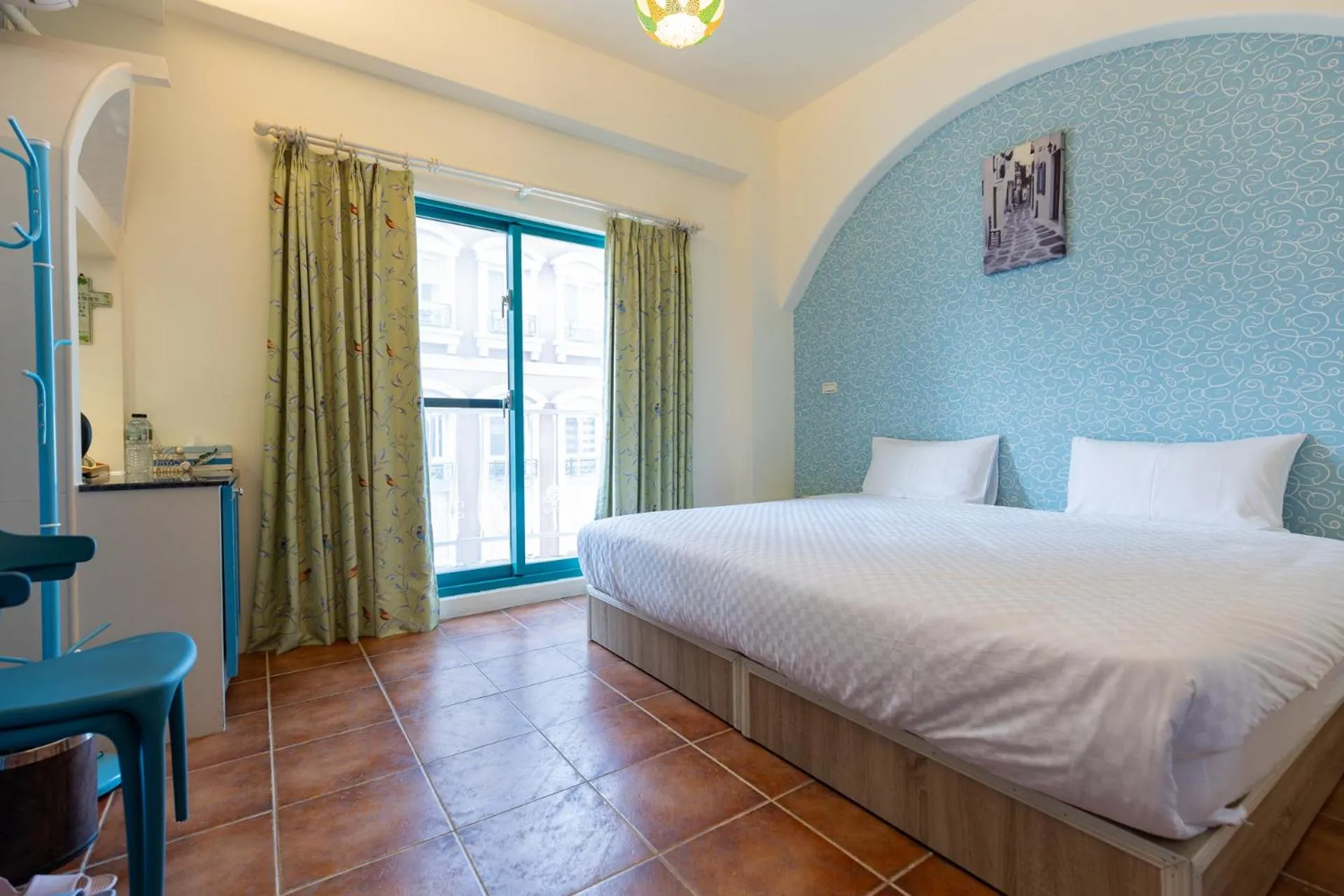 Bed in Rainbow B&B