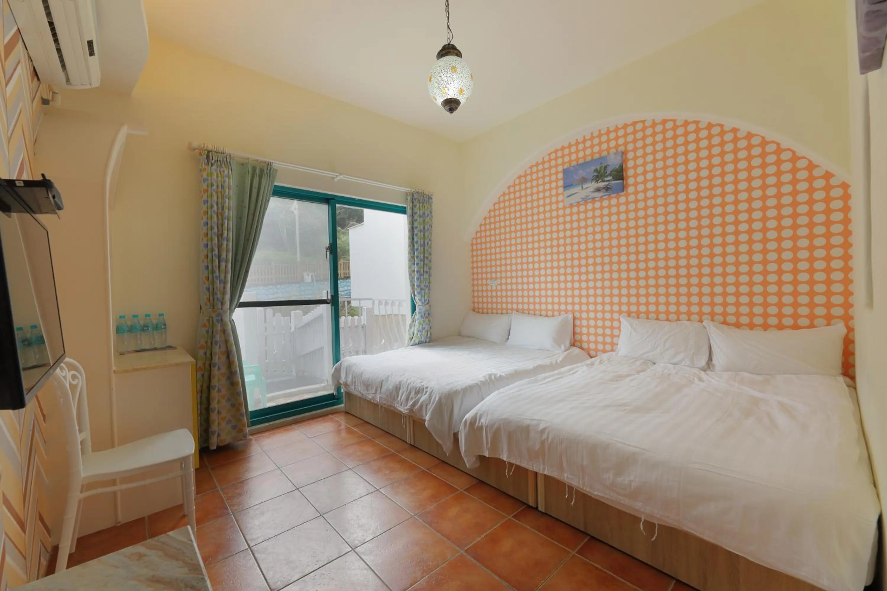 Bed in Rainbow B&B