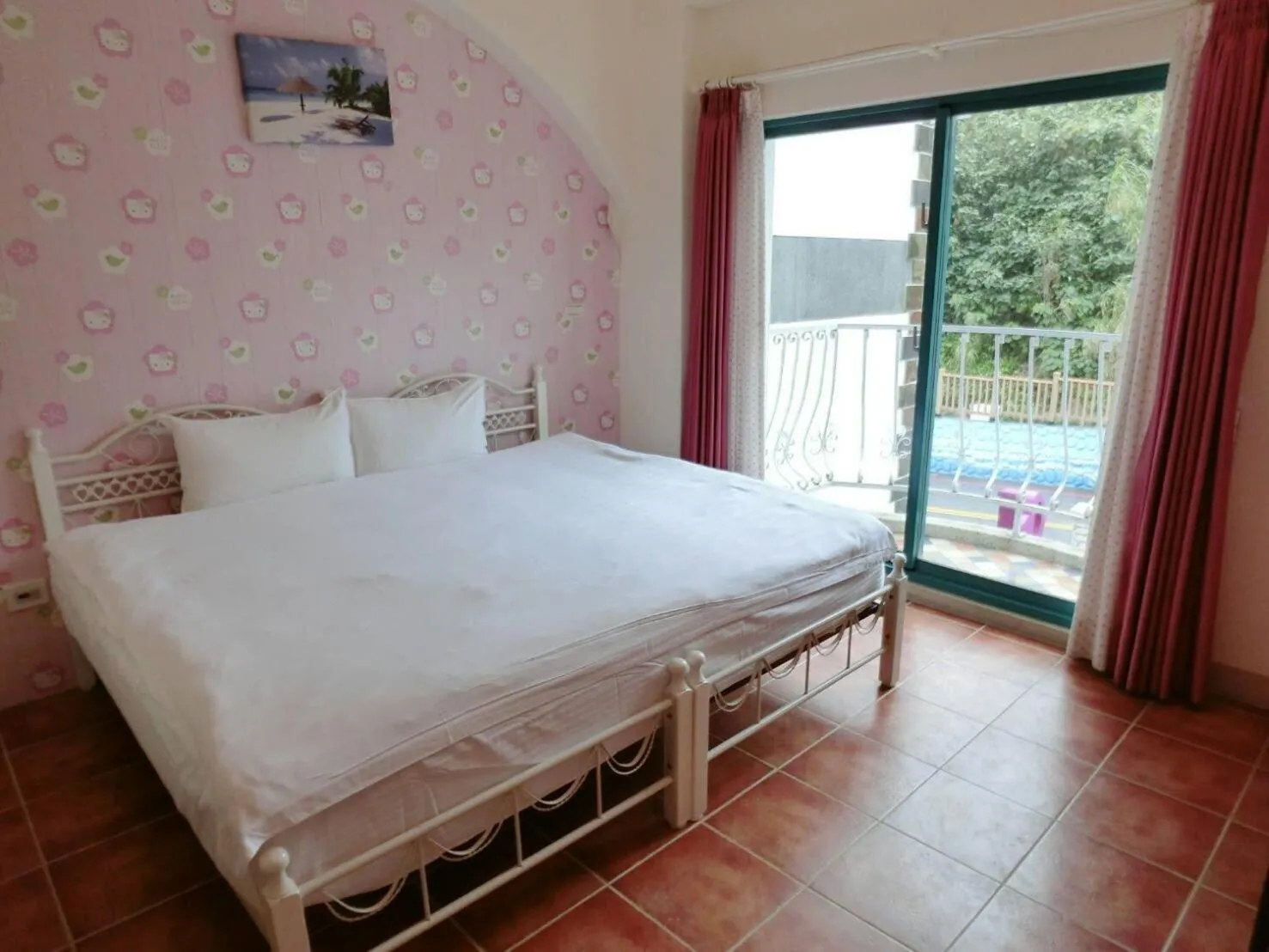 Bed in Rainbow B&B