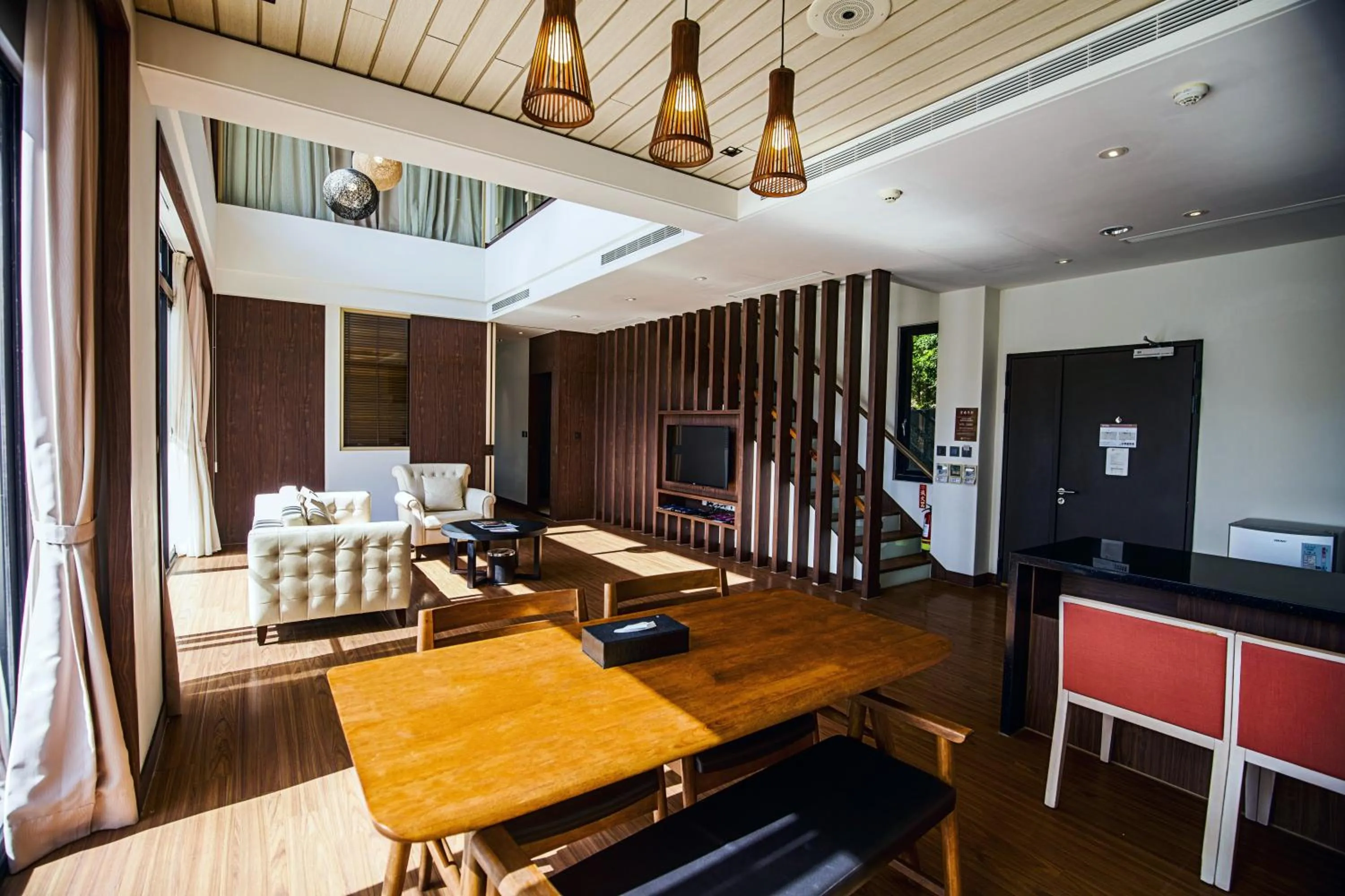 Living room in Chii Lih Resort