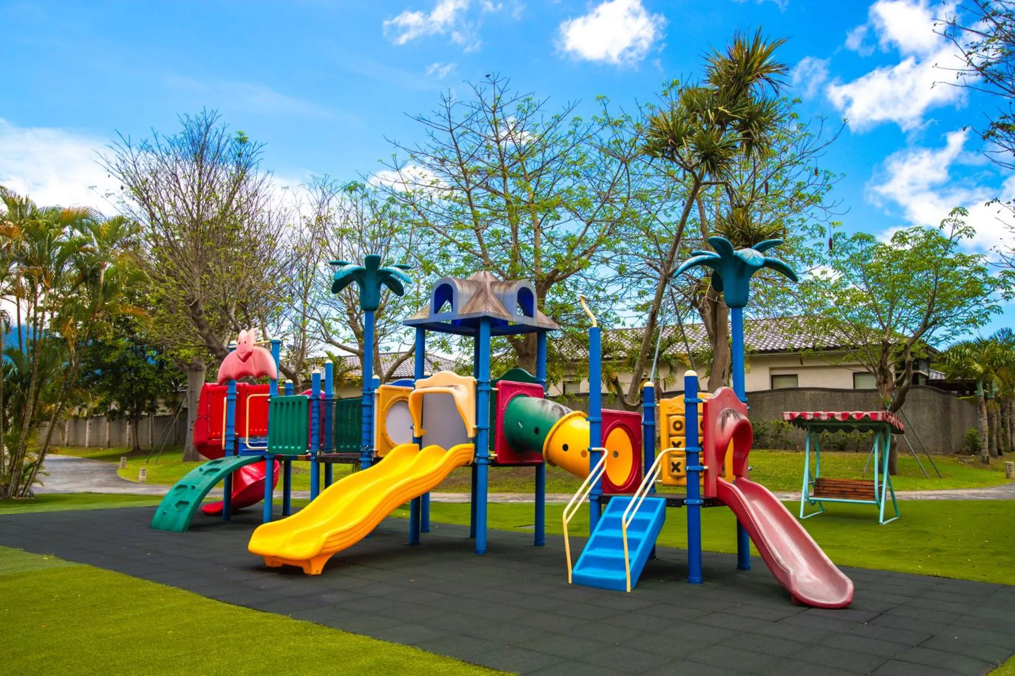 Children play ground in Chii Lih Resort