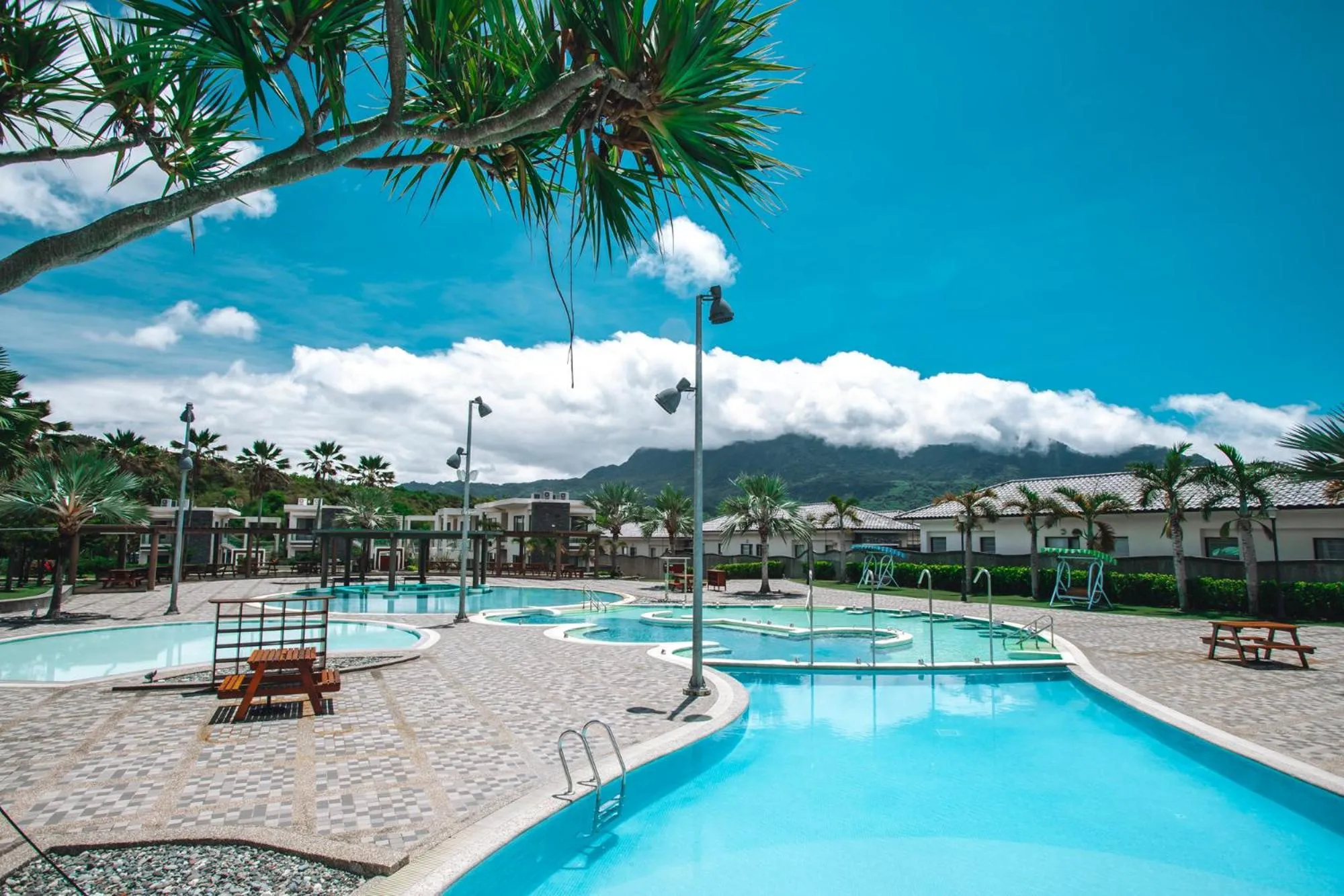 Pool view in Chii Lih Resort