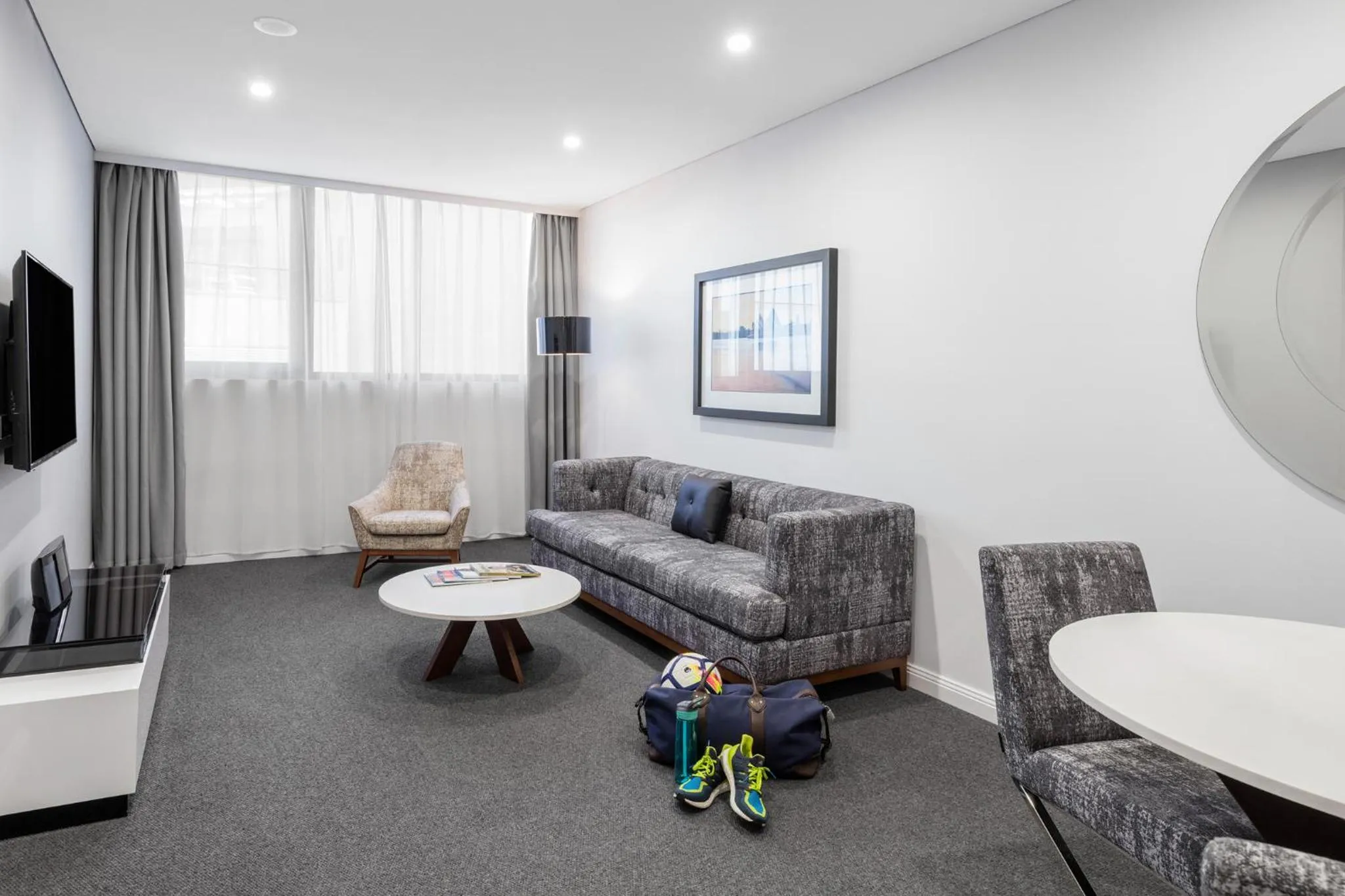 Living room in Meriton Suites North Sydney