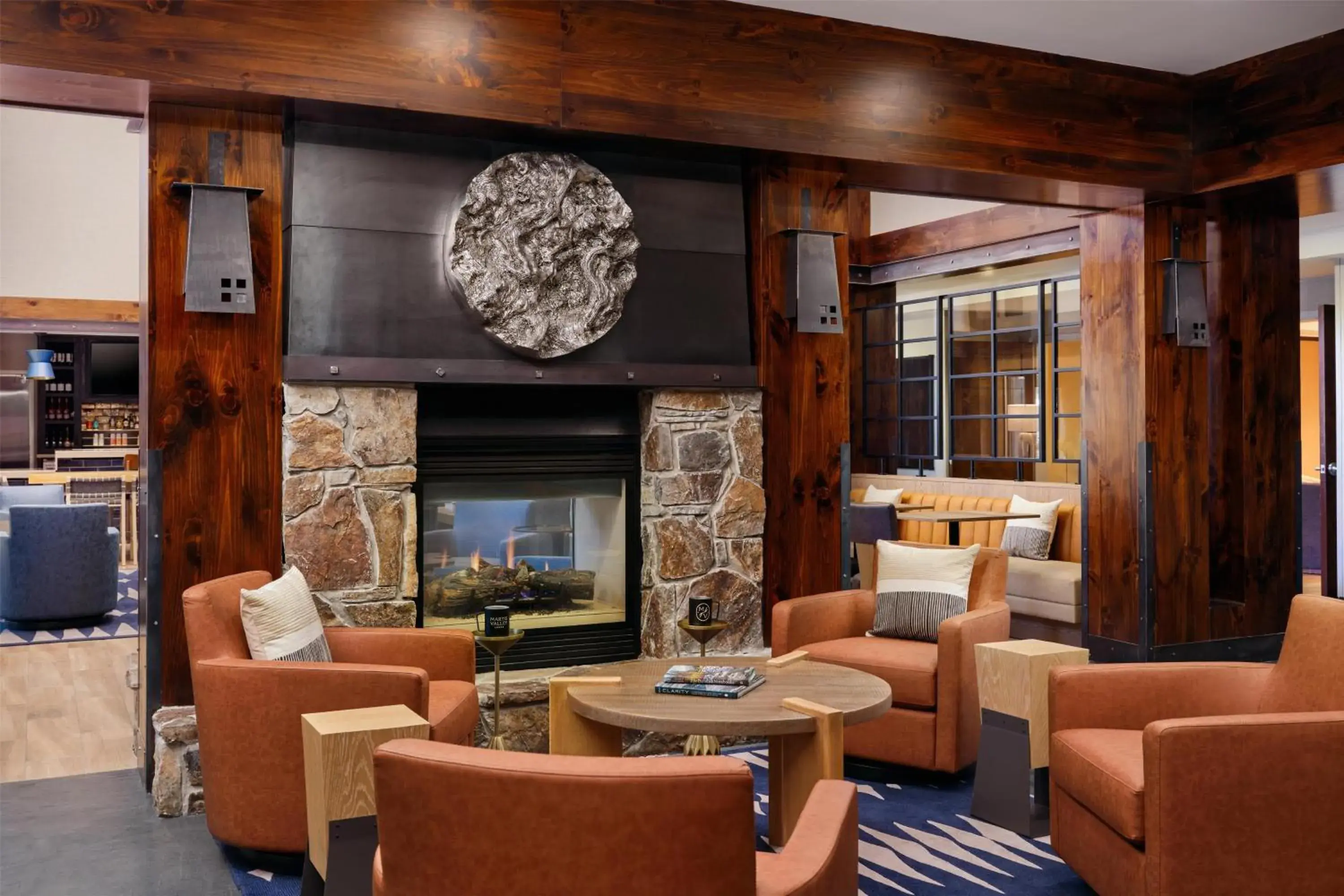 Lobby or reception in Martis Valley Lodge, Tapestry Collection by Hilton Lobby or reception in Martis Valley Lodge, Tapestry Collection by Hilton