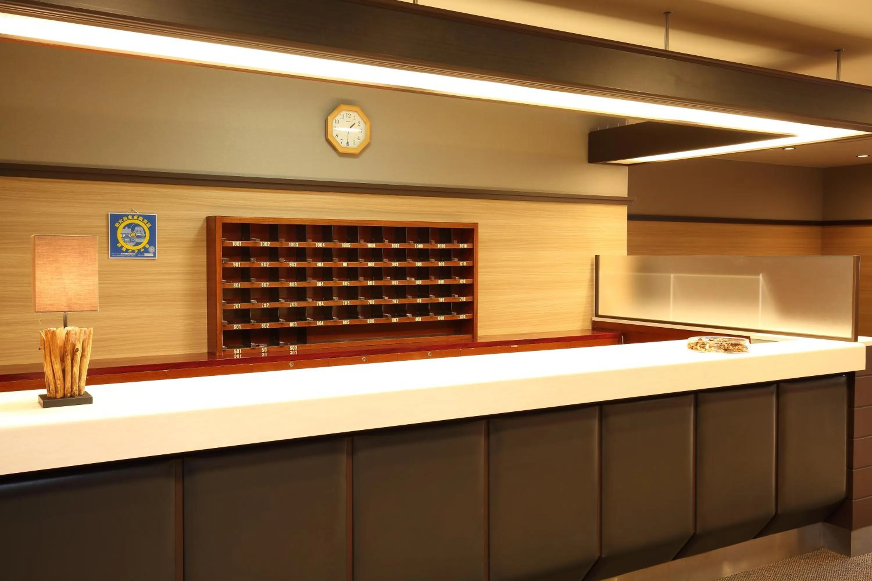 Lobby or reception in Hotel Nature Nagoya Sakae Kishu Railway Group