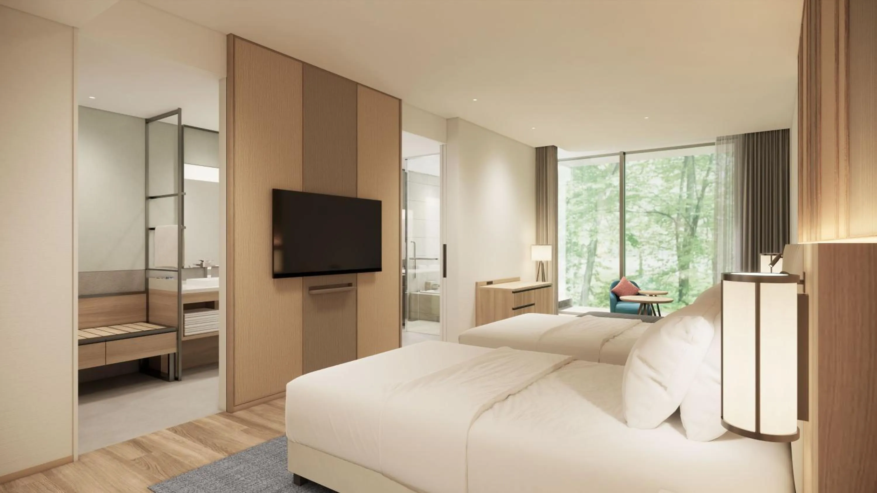 Photo of the whole room, Bed in Holiday Inn Resort Shinano-Omachi Kuroyon, an IHG Hotel