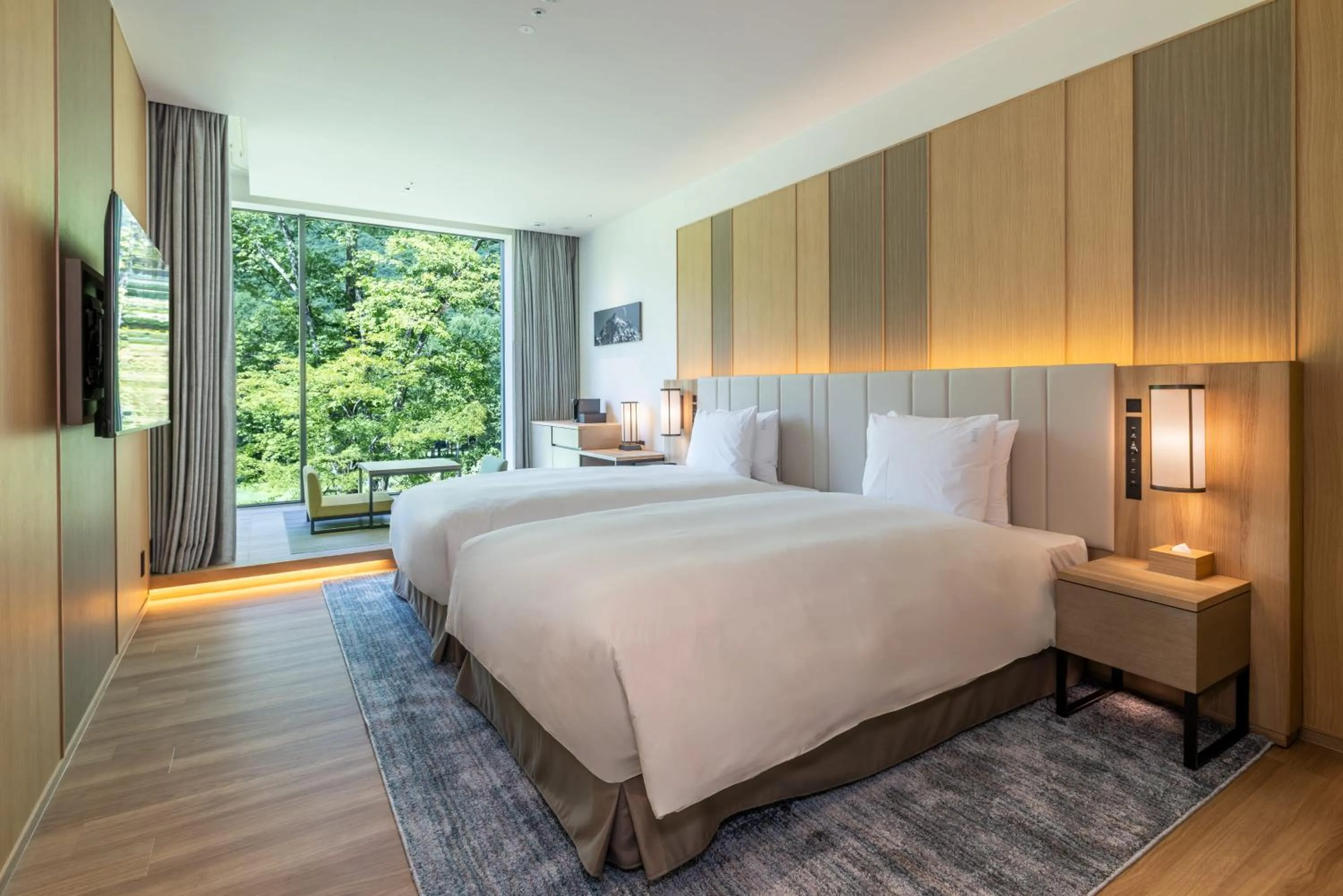 Bed in Holiday Inn Resort Shinano-Omachi Kuroyon by IHG