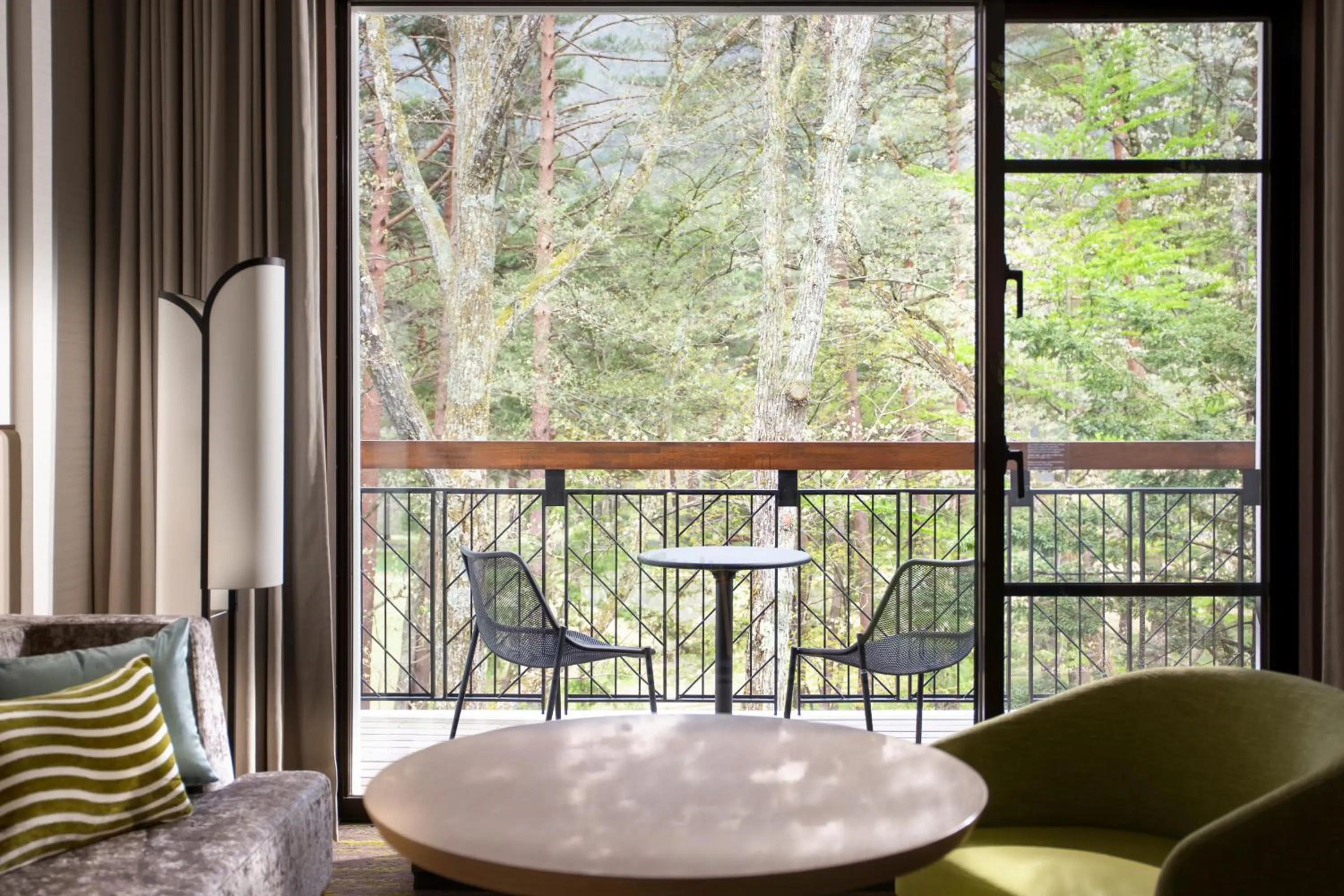 Balcony/Terrace in Holiday Inn Resort Shinano-Omachi Kuroyon, an IHG Hotel