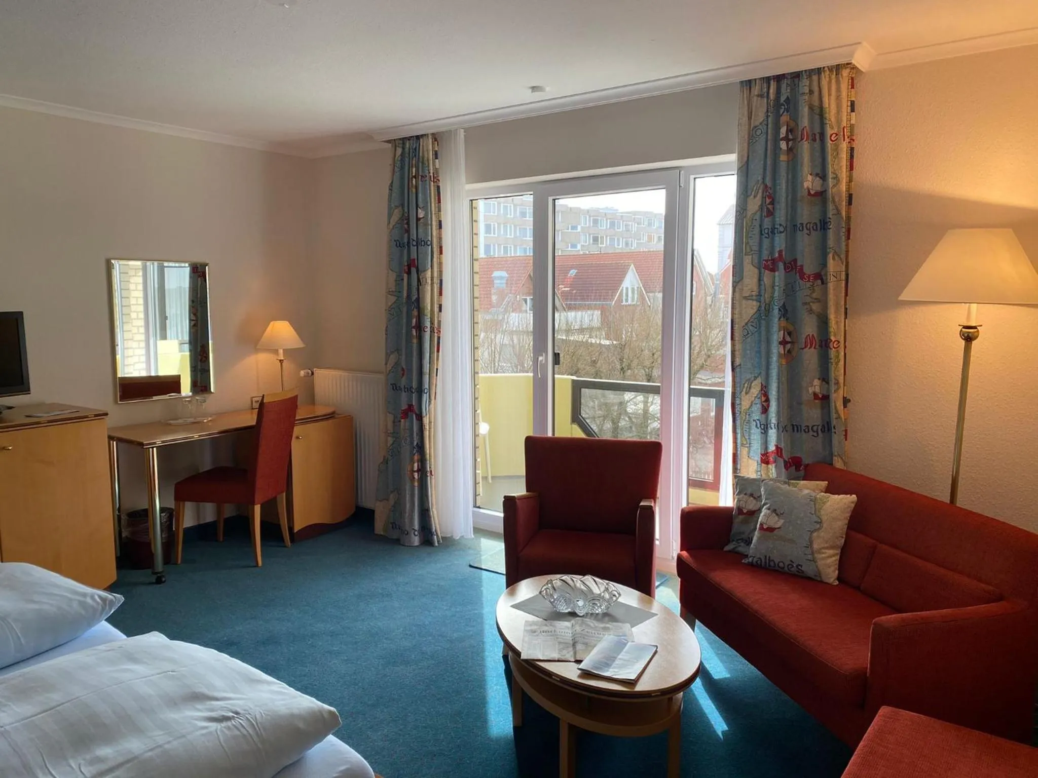 Seating area, Bed in Aparthotel Kachelot