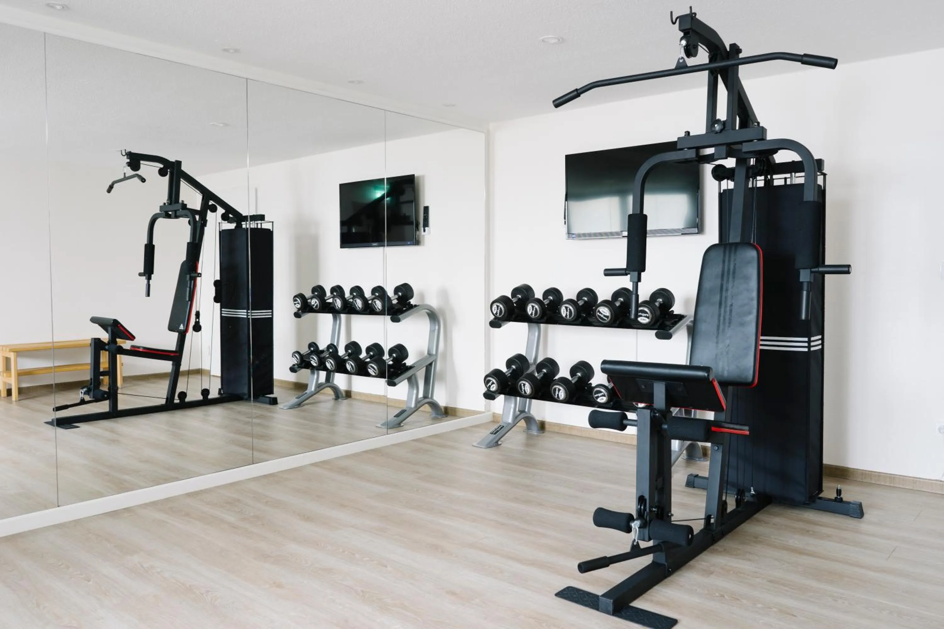 Fitness centre/facilities in Aparthotel Kachelot