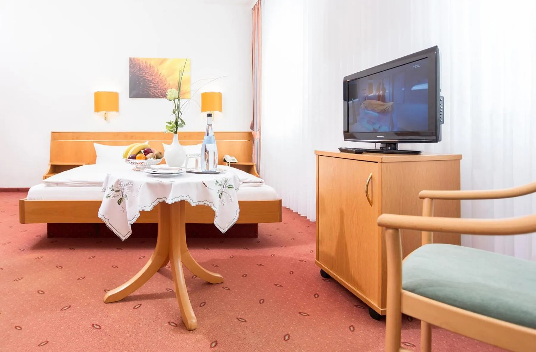 Photo of the whole room, Bed in Hotel Pfälzer Wald