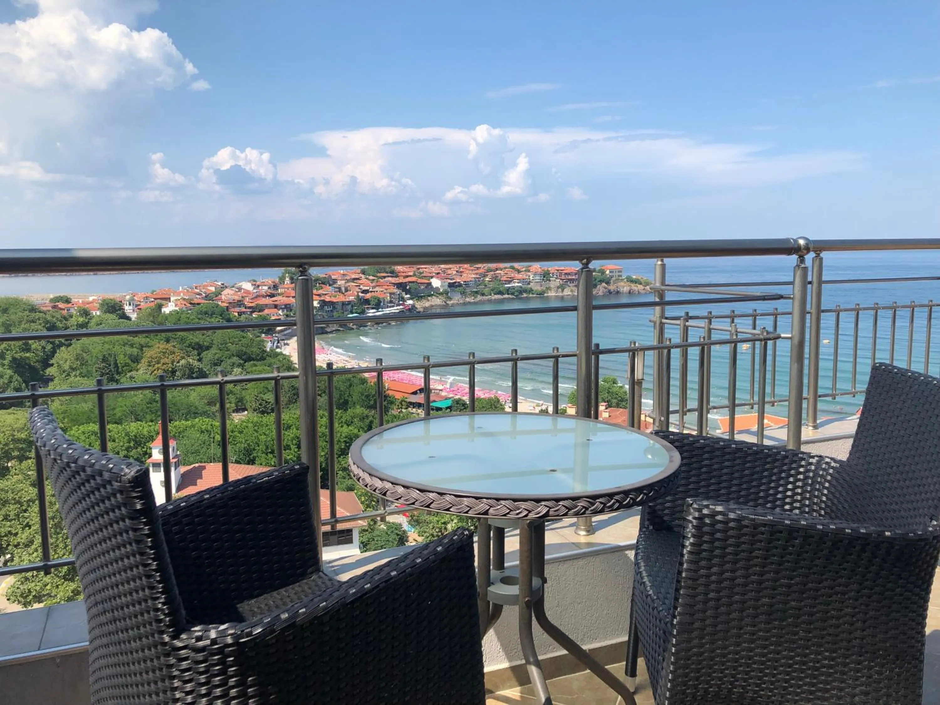 Balcony/Terrace in Family Hotel Radiana
