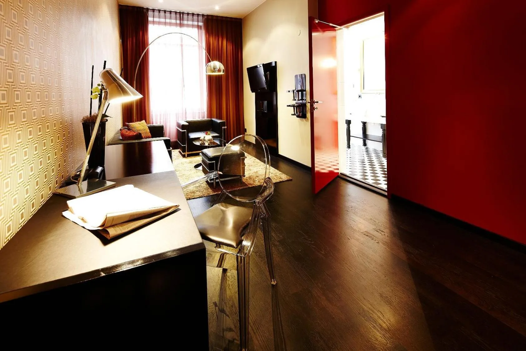 Living room in ProfilHotels Savoy