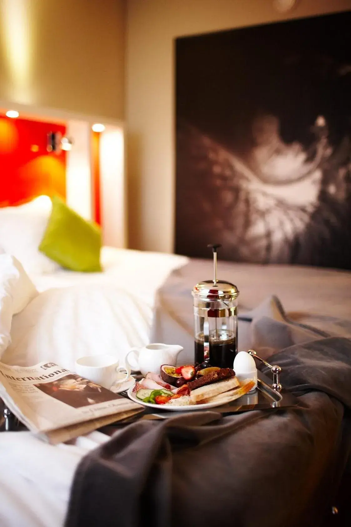 Breakfast, Bed in ProfilHotels Savoy Breakfast, Bed in ProfilHotels Savoy