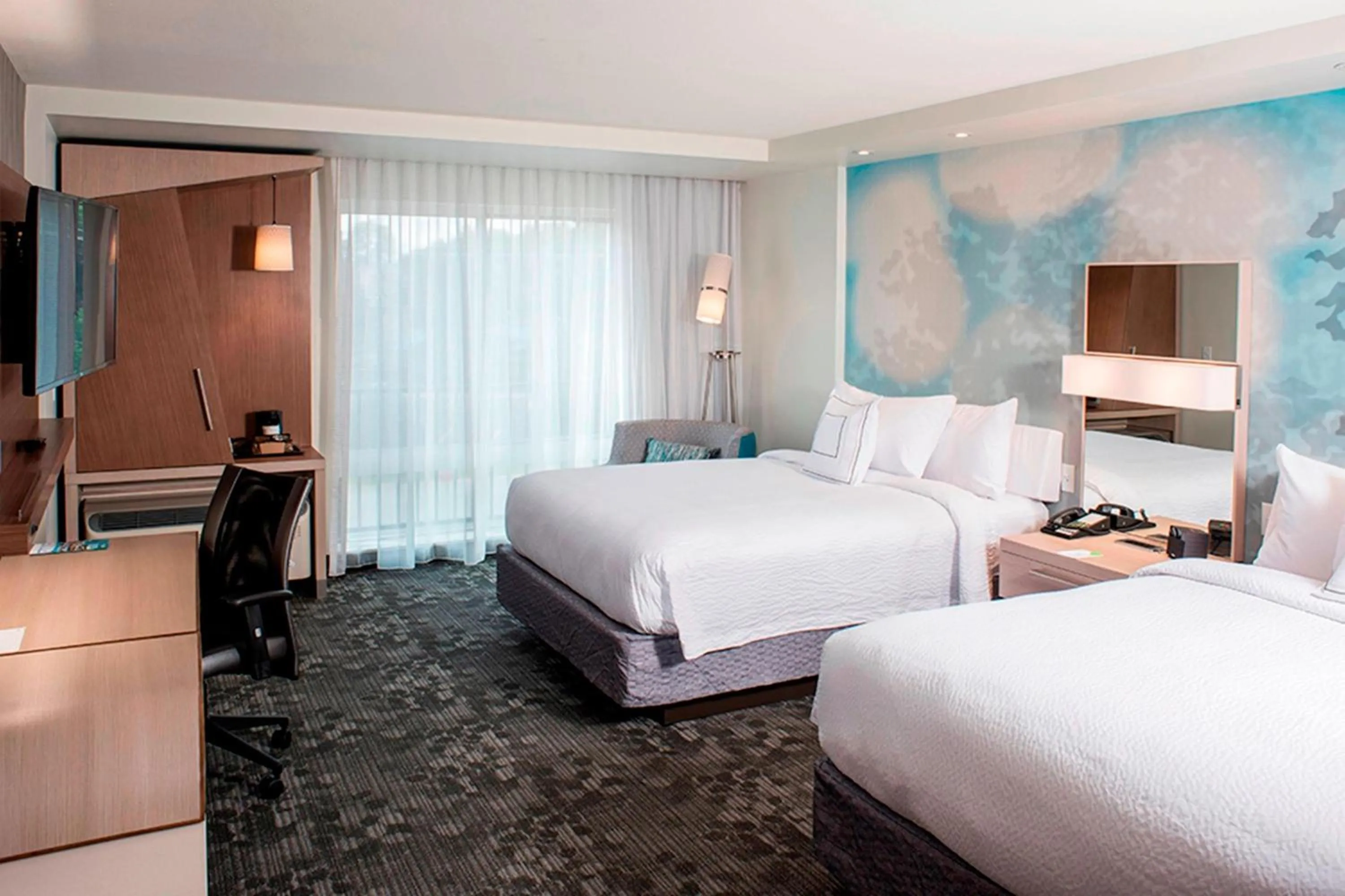 Photo of the whole room, Bed in Courtyard by Marriott Albany Clifton Park