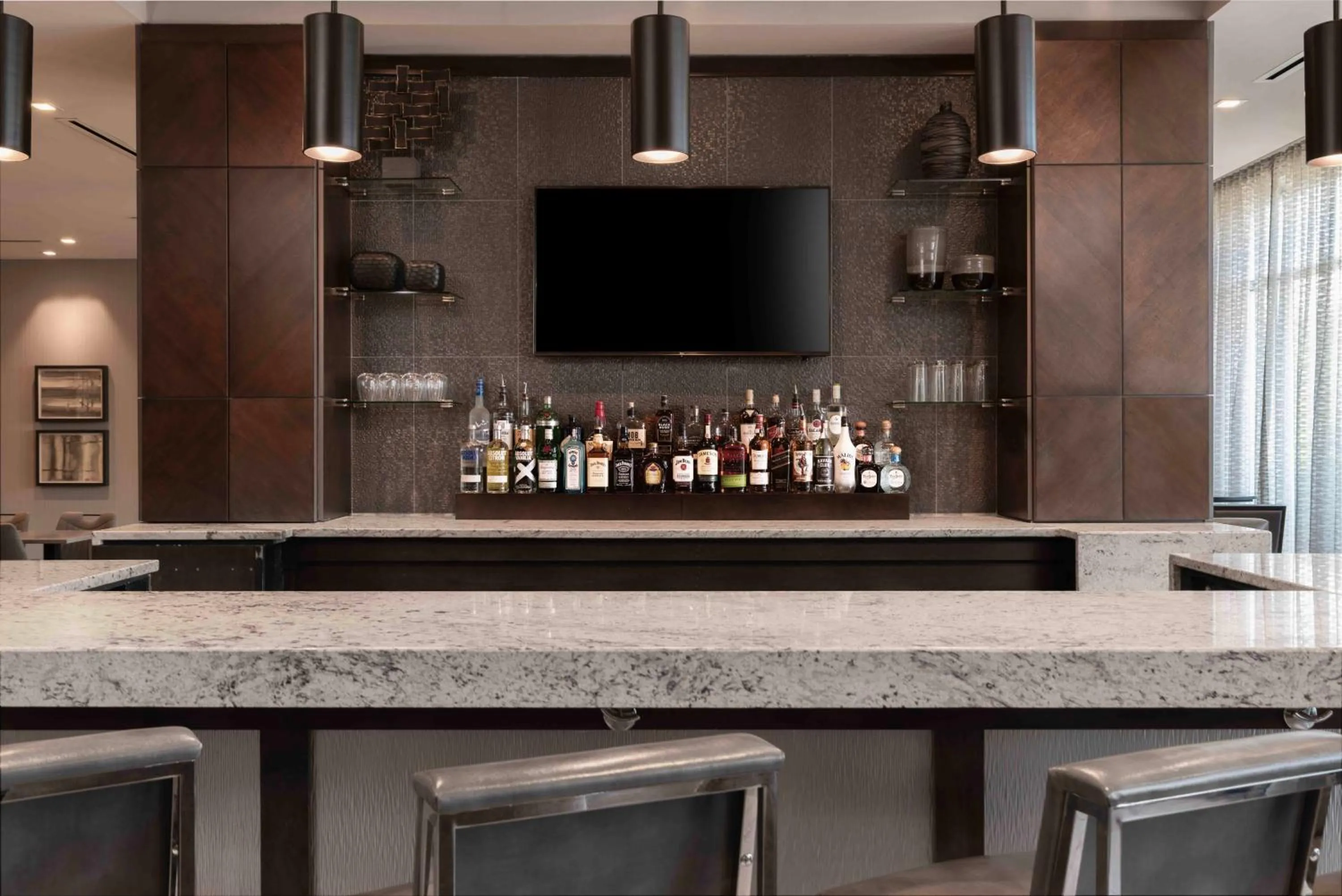 Lounge or bar in Residence Inn by Marriott Boston Concord
