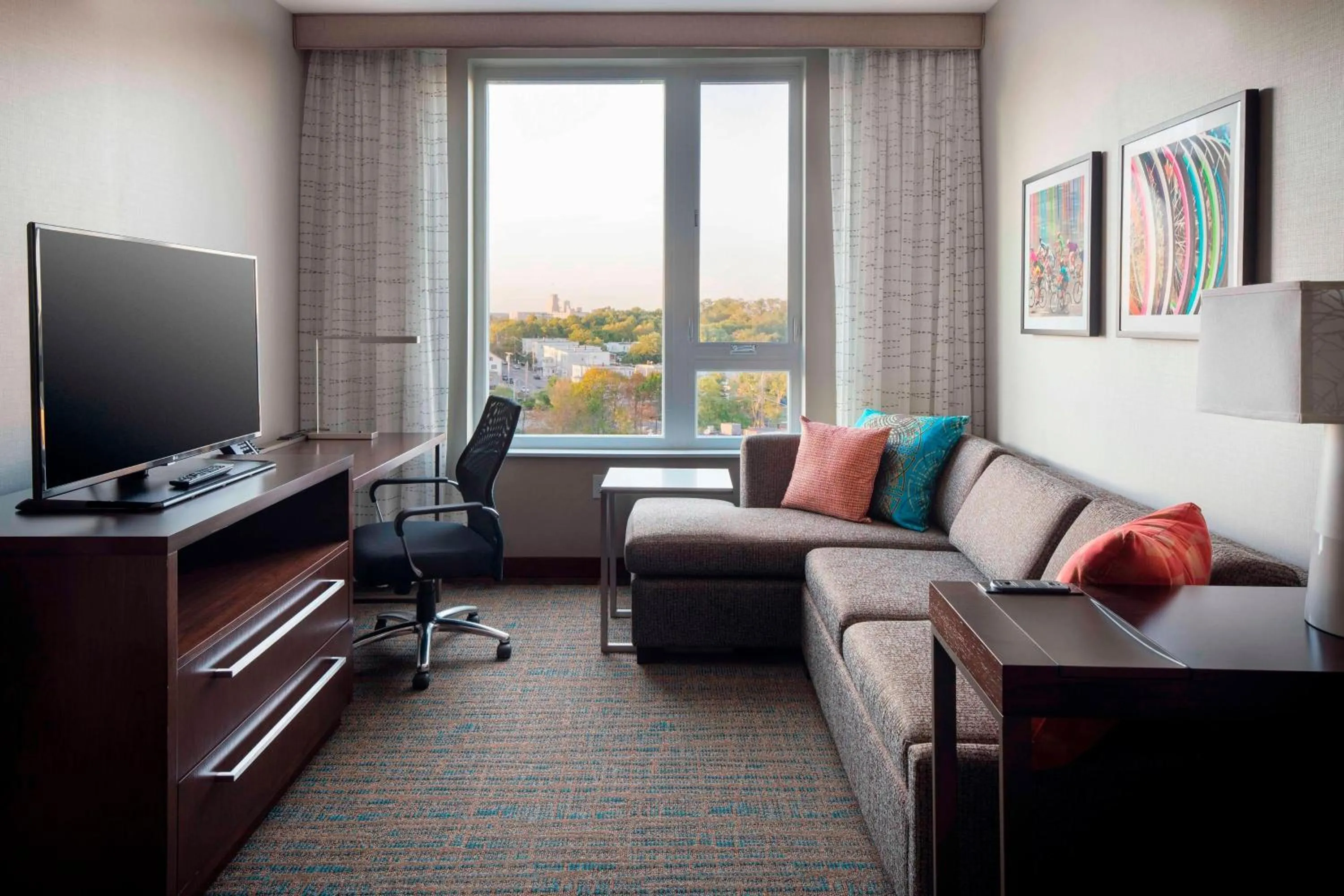 Living room in Residence Inn by Marriott Boston Watertown