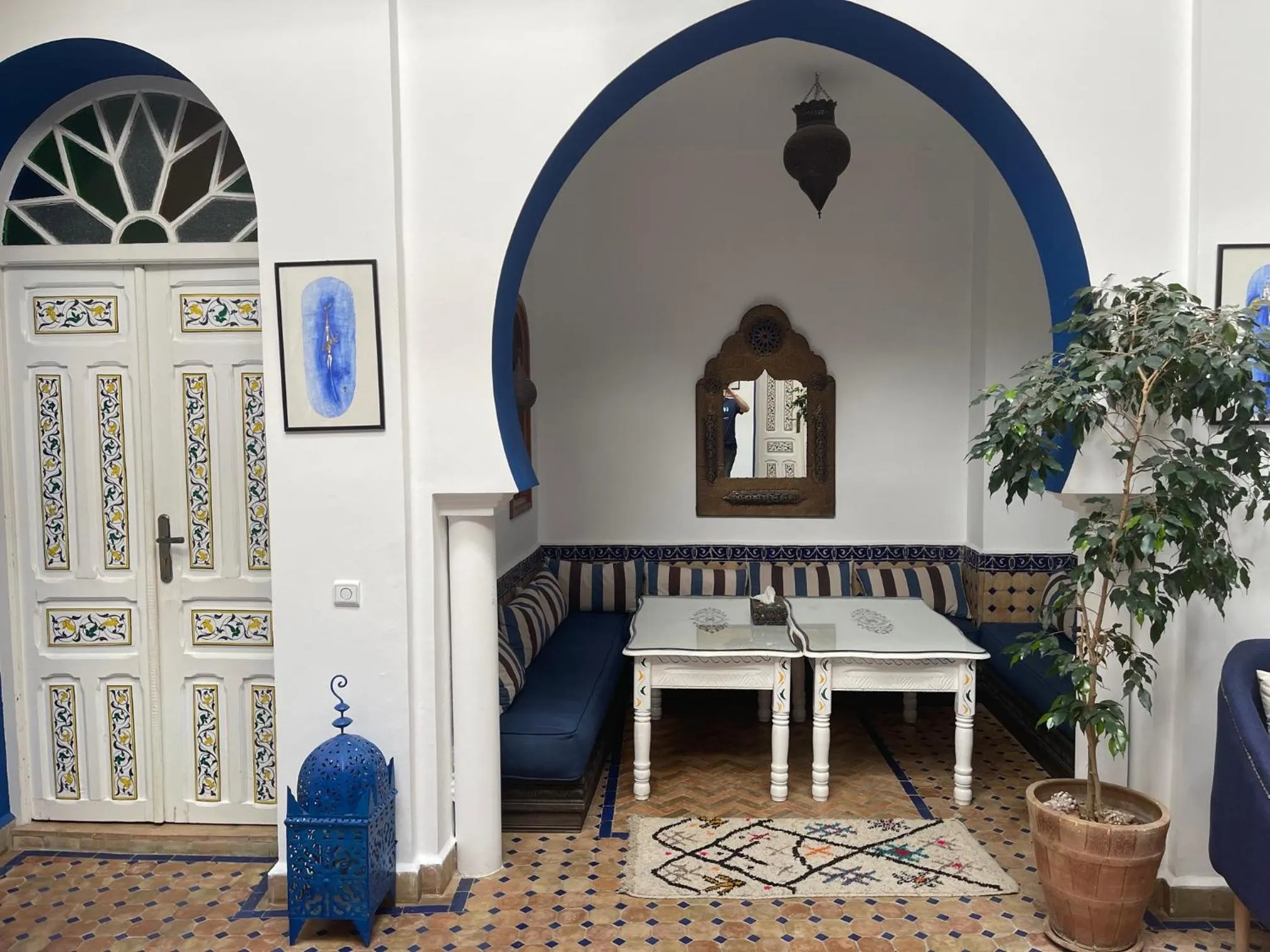 Living room in Riad Aicha