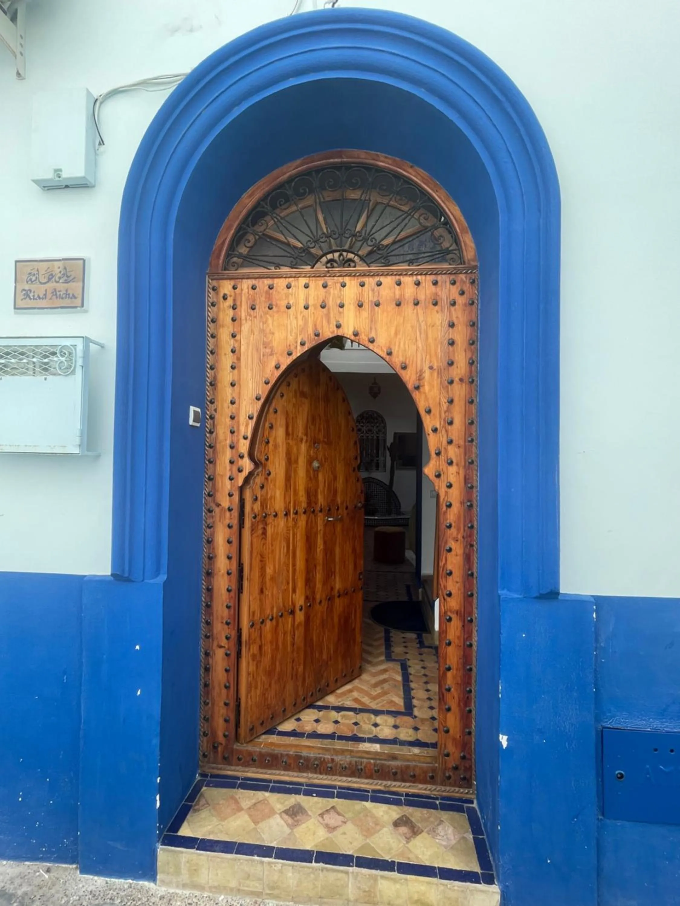 Facade/entrance in Riad Aicha