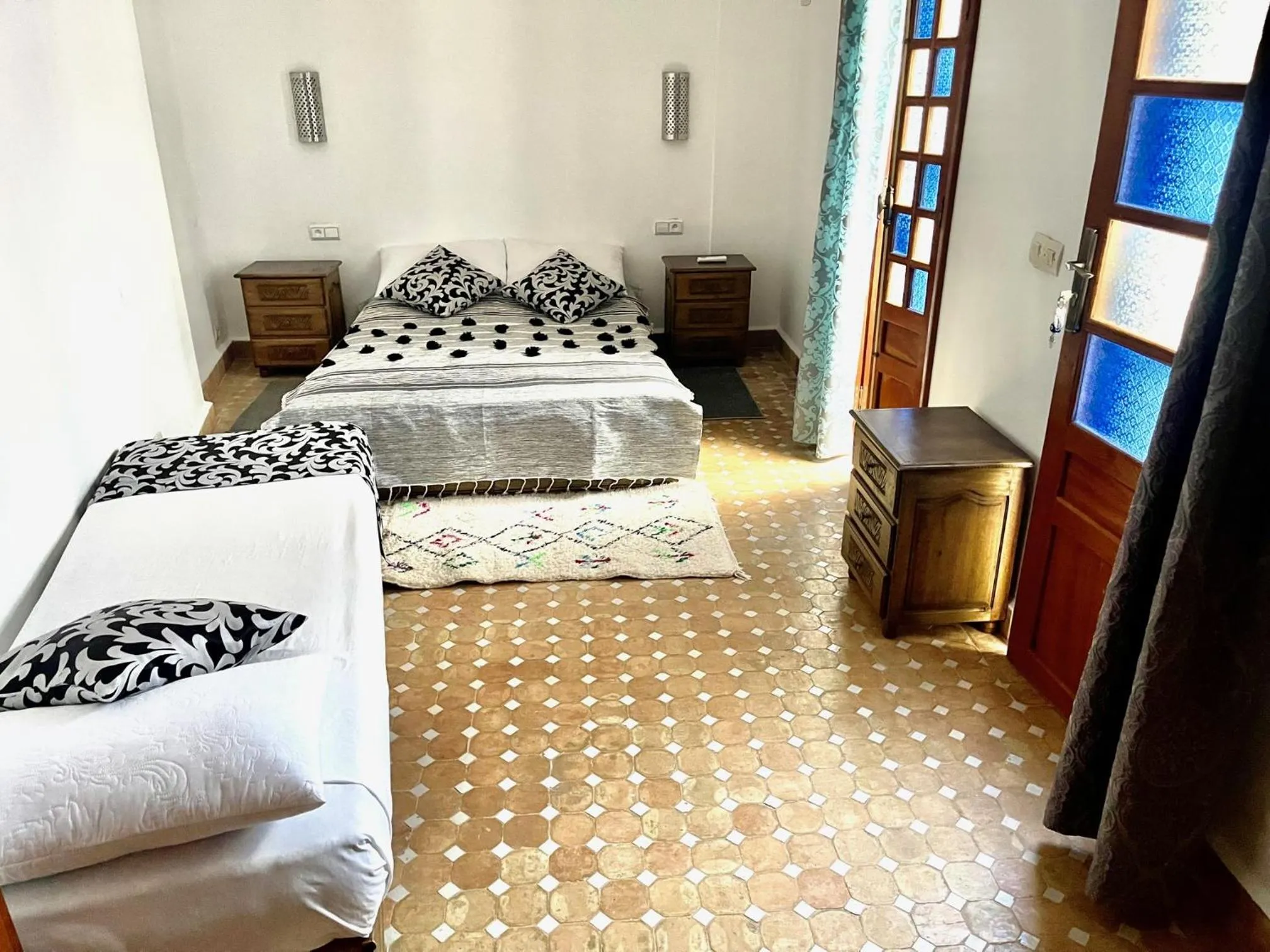 Bedroom, Bed in Riad Aicha
