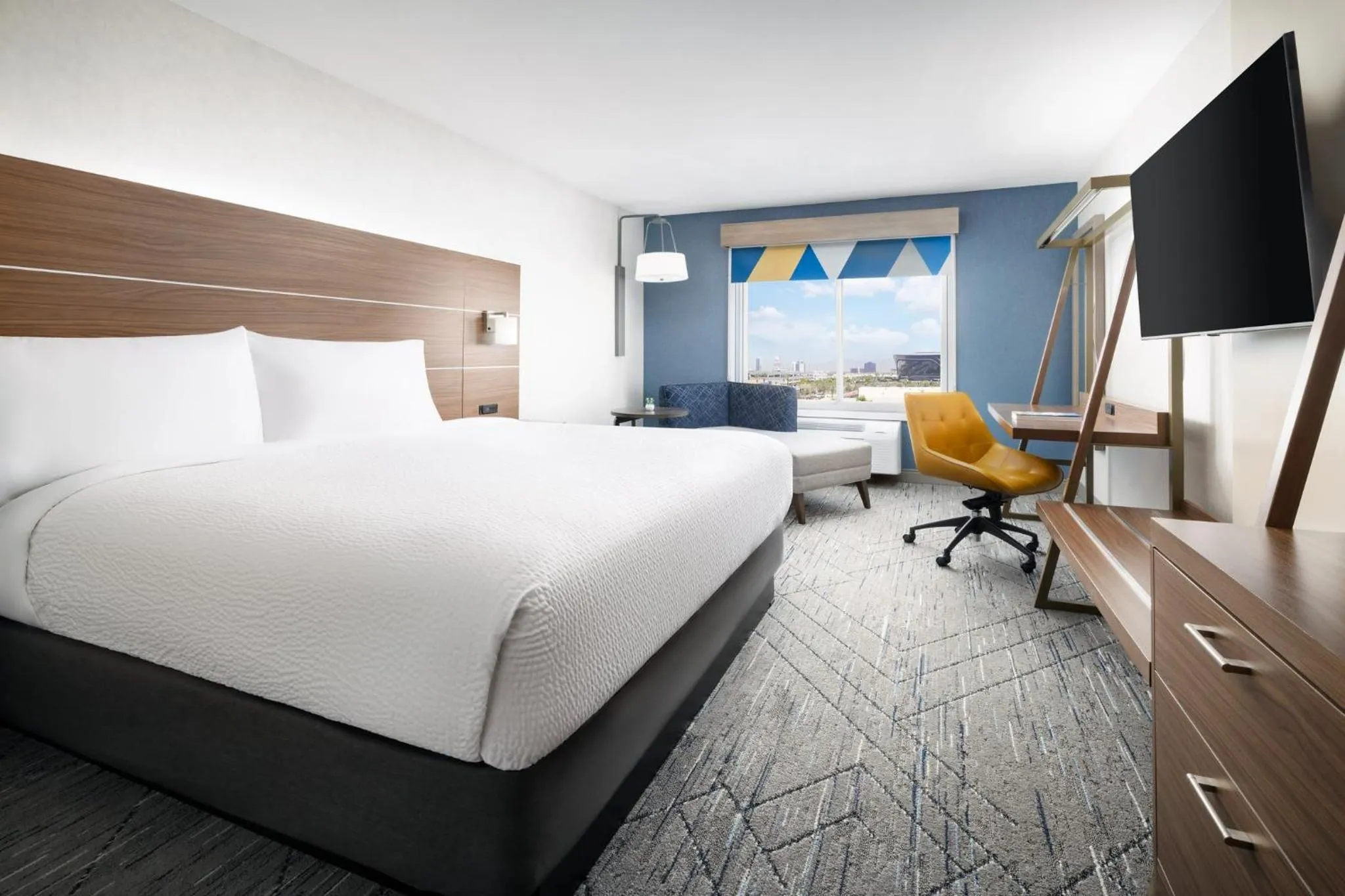 Photo of the whole room, Bed in Holiday Inn Express Las Vegas Stadium Area by IHG