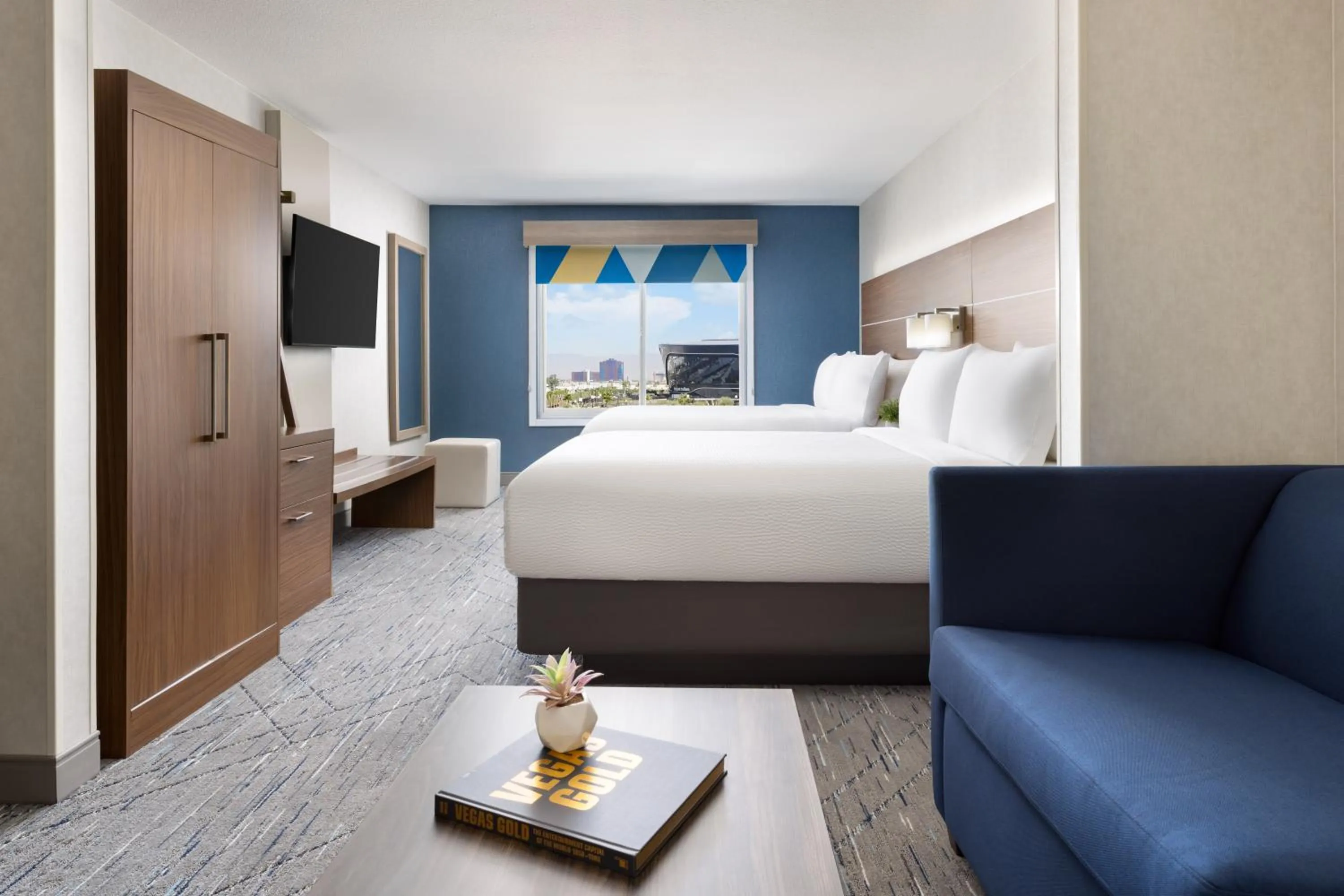 Bedroom, Bed in Holiday Inn Express Las Vegas Stadium Area by IHG
