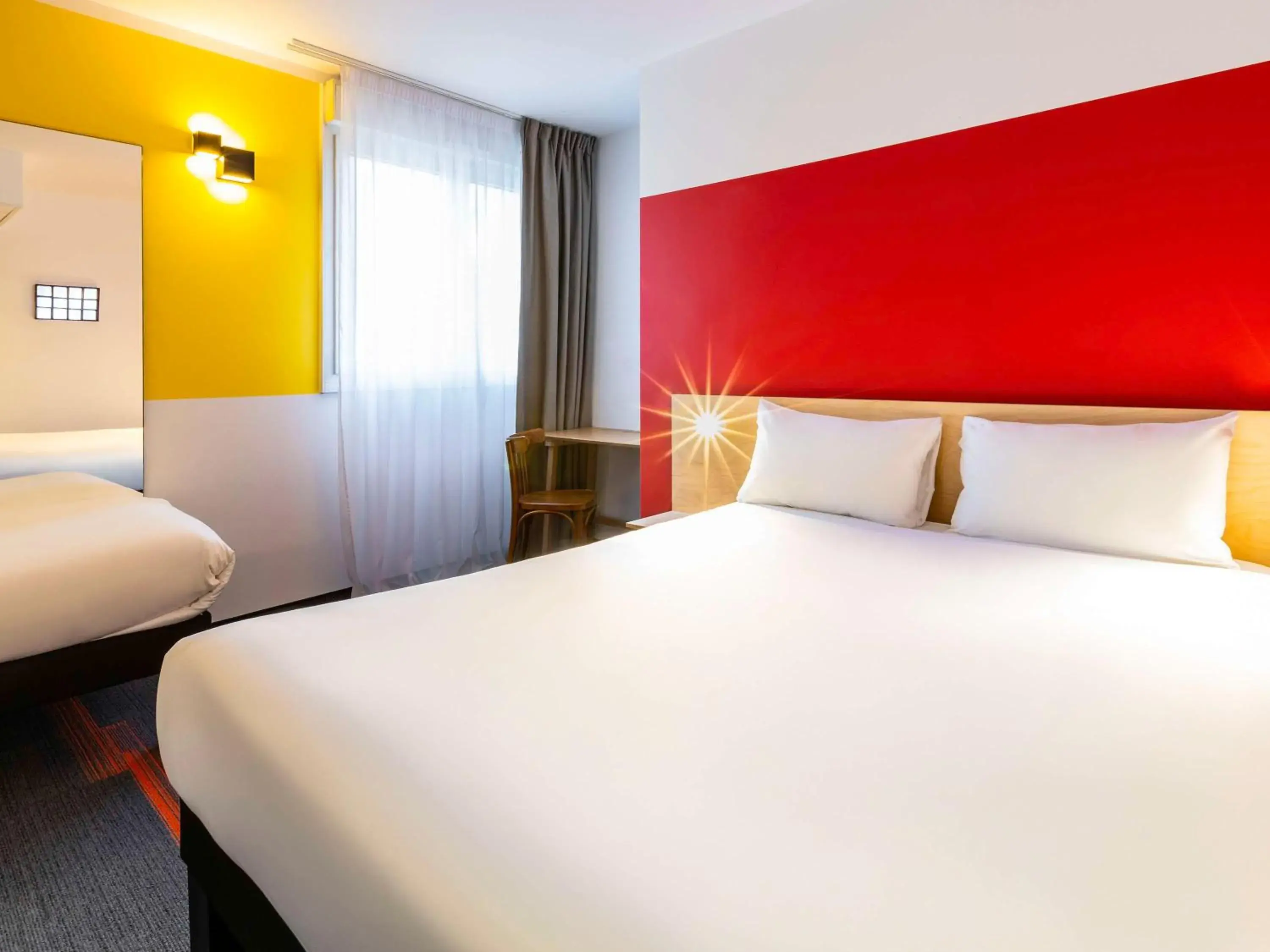 Bedroom, Bed in greet Hotel Nancy Sud Bedroom, Bed in greet Hotel Nancy Sud