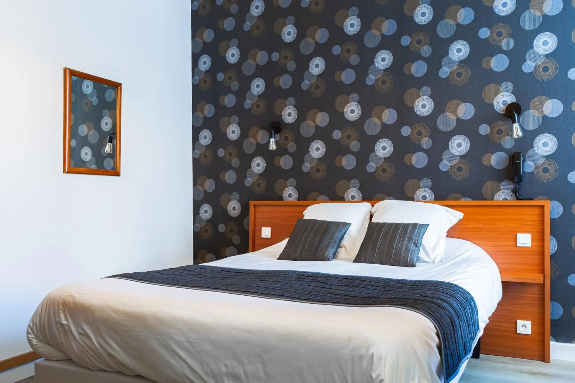 Bed in Hôtel Restaurant Du Château