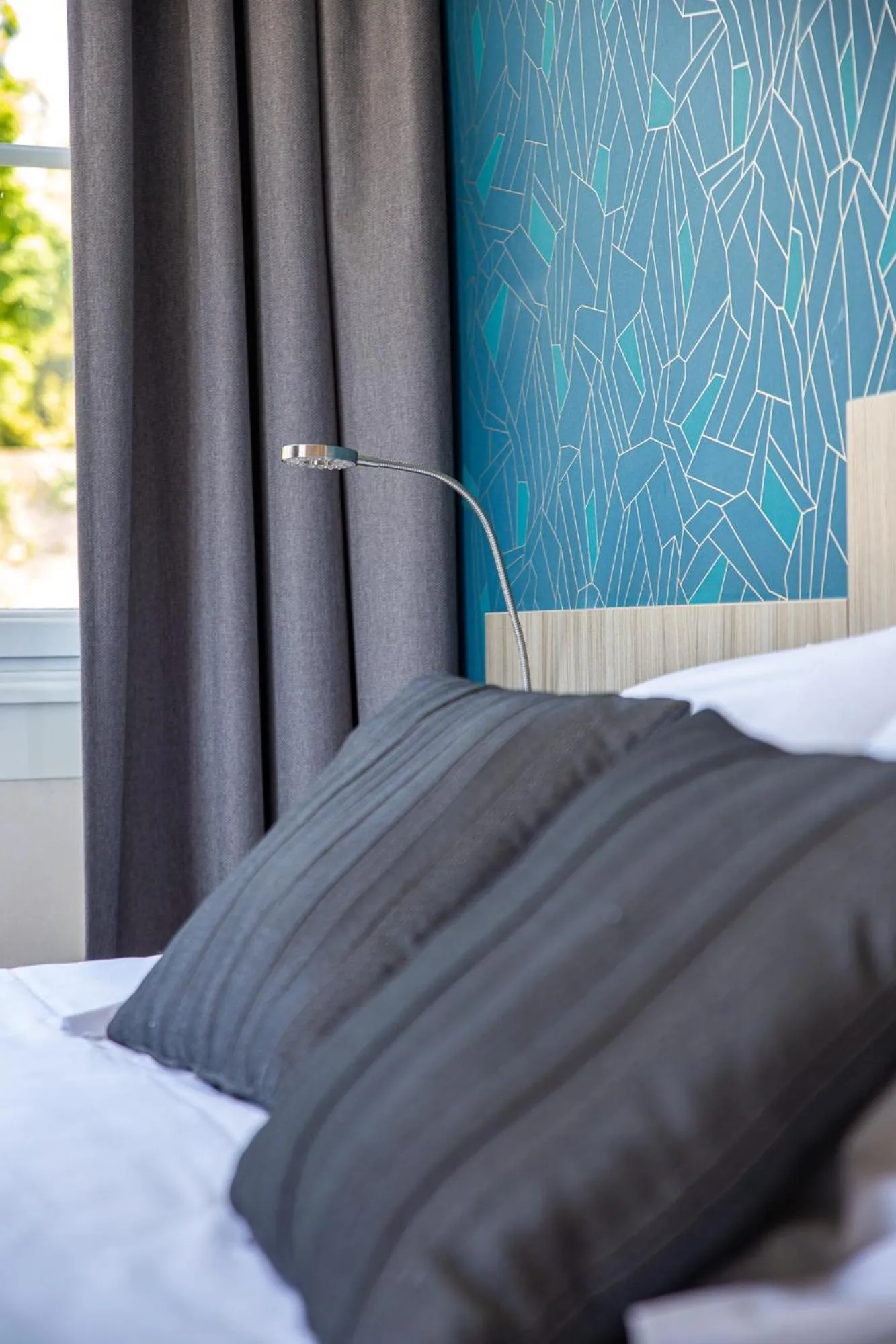 Bedroom, Bed in Hôtel Restaurant Du Château