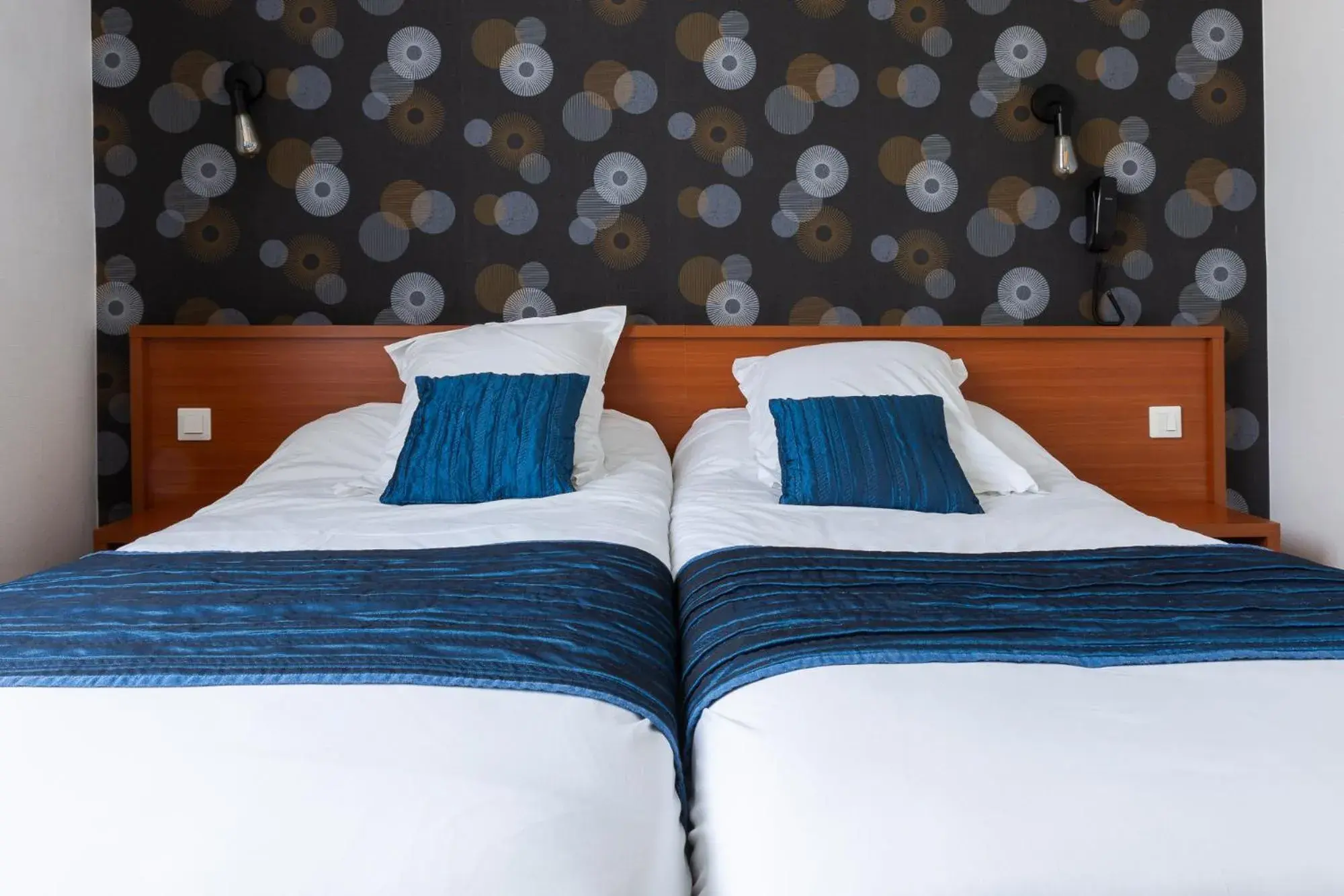 Bedroom, Bed in Hôtel Restaurant Du Château Bedroom, Bed in Hôtel Restaurant Du Château