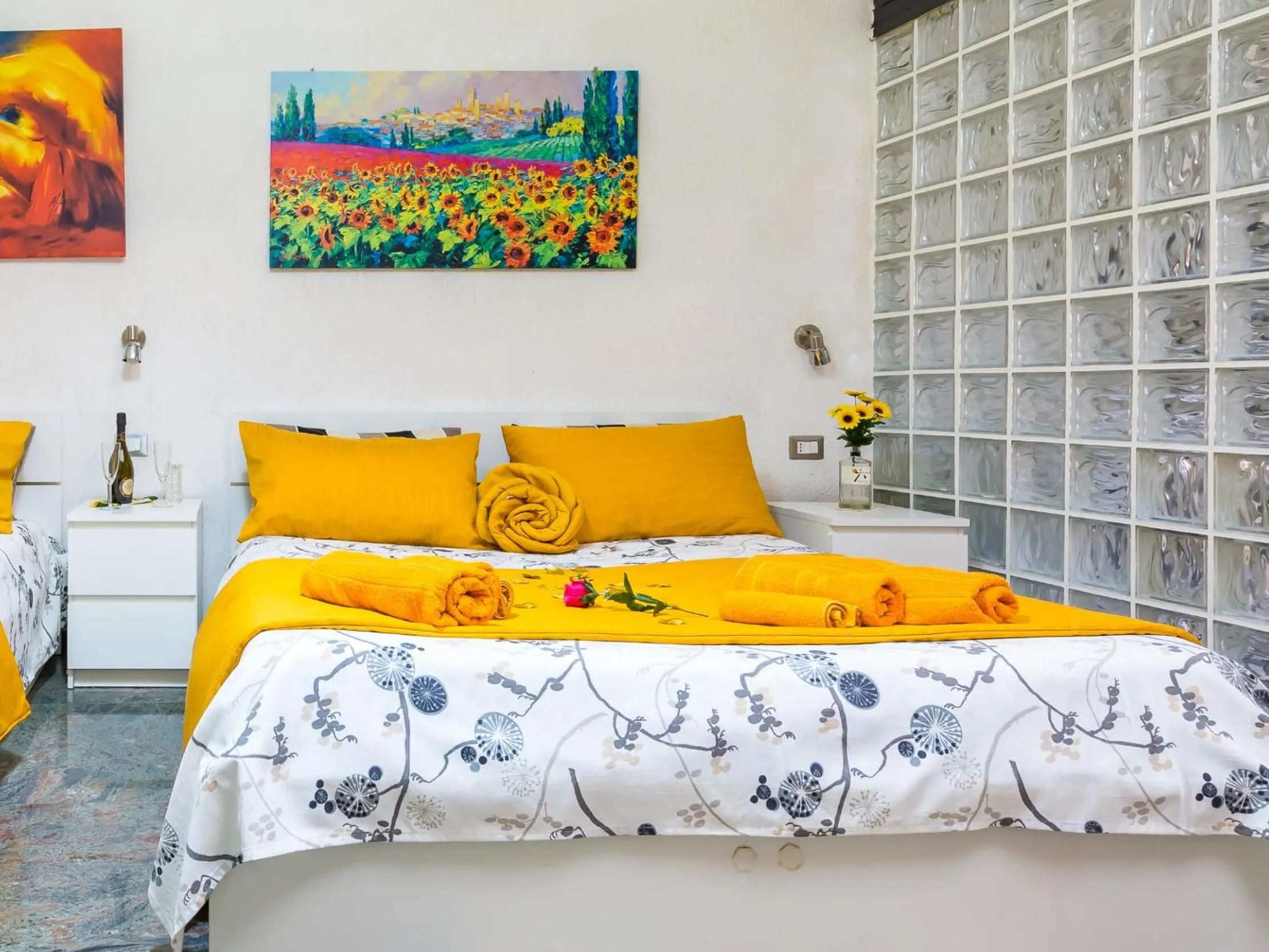 Bed in Museo Filangieri Suite