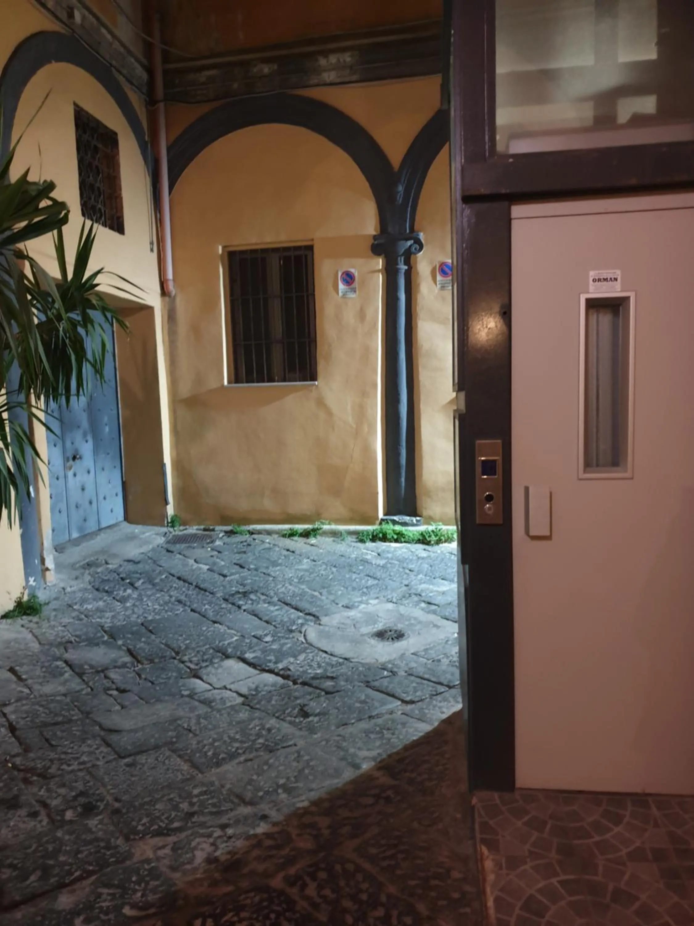 Facade/entrance in Museo Filangieri Suite