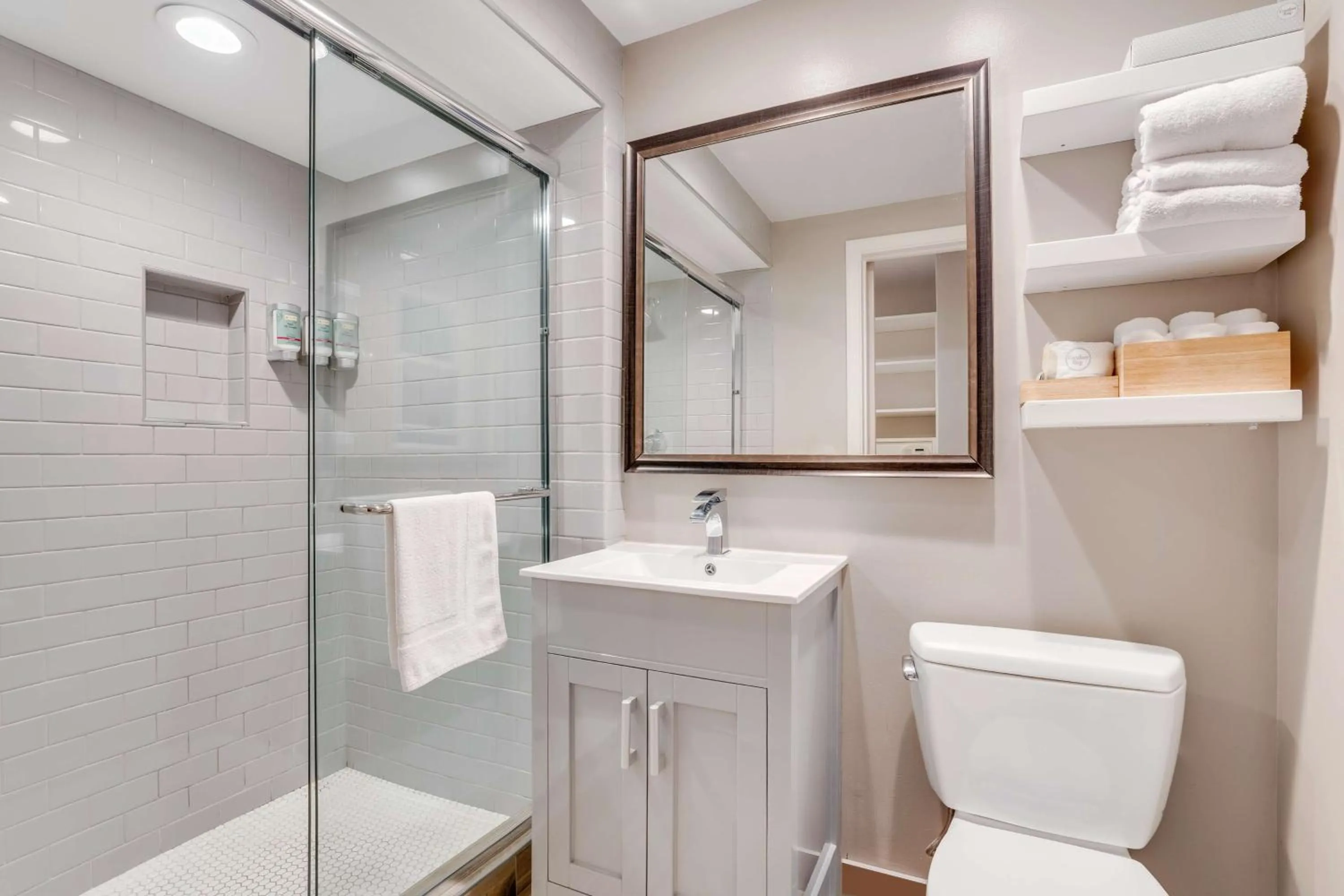 Bathroom in Sather Berkeley - SureStay Collection by Best Western
