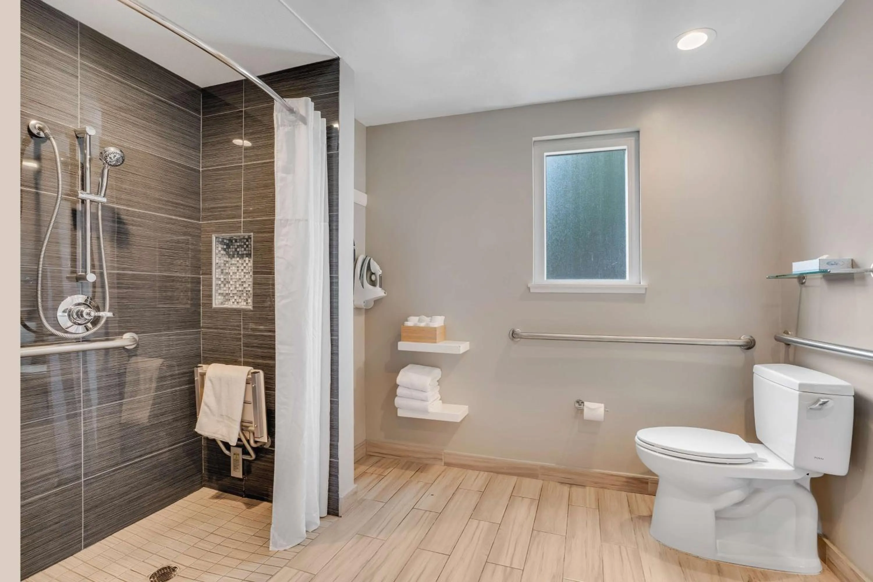 Bathroom in Sather Berkeley - SureStay Collection by Best Western