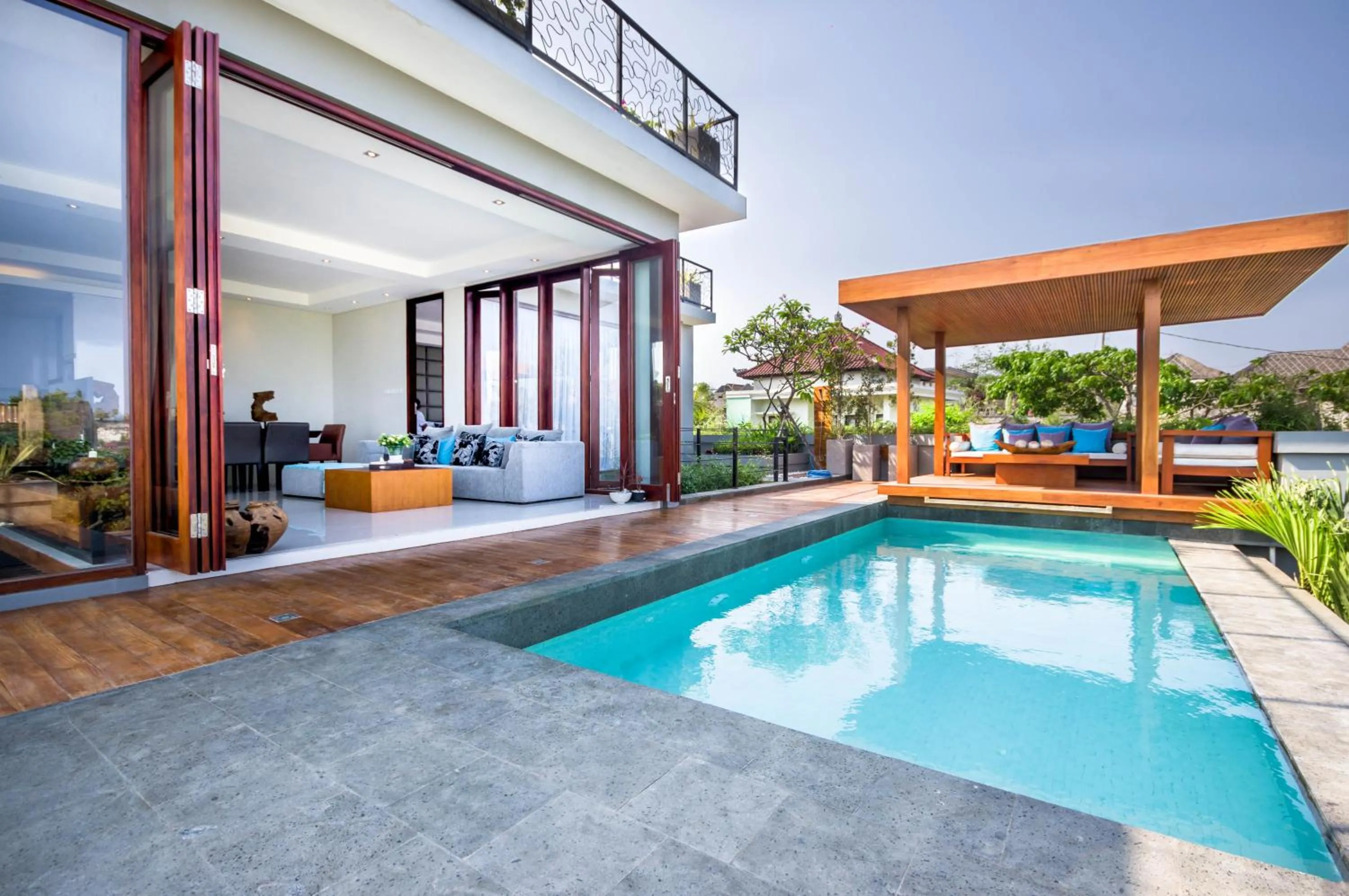 Pool view in Elmina Villa Bali