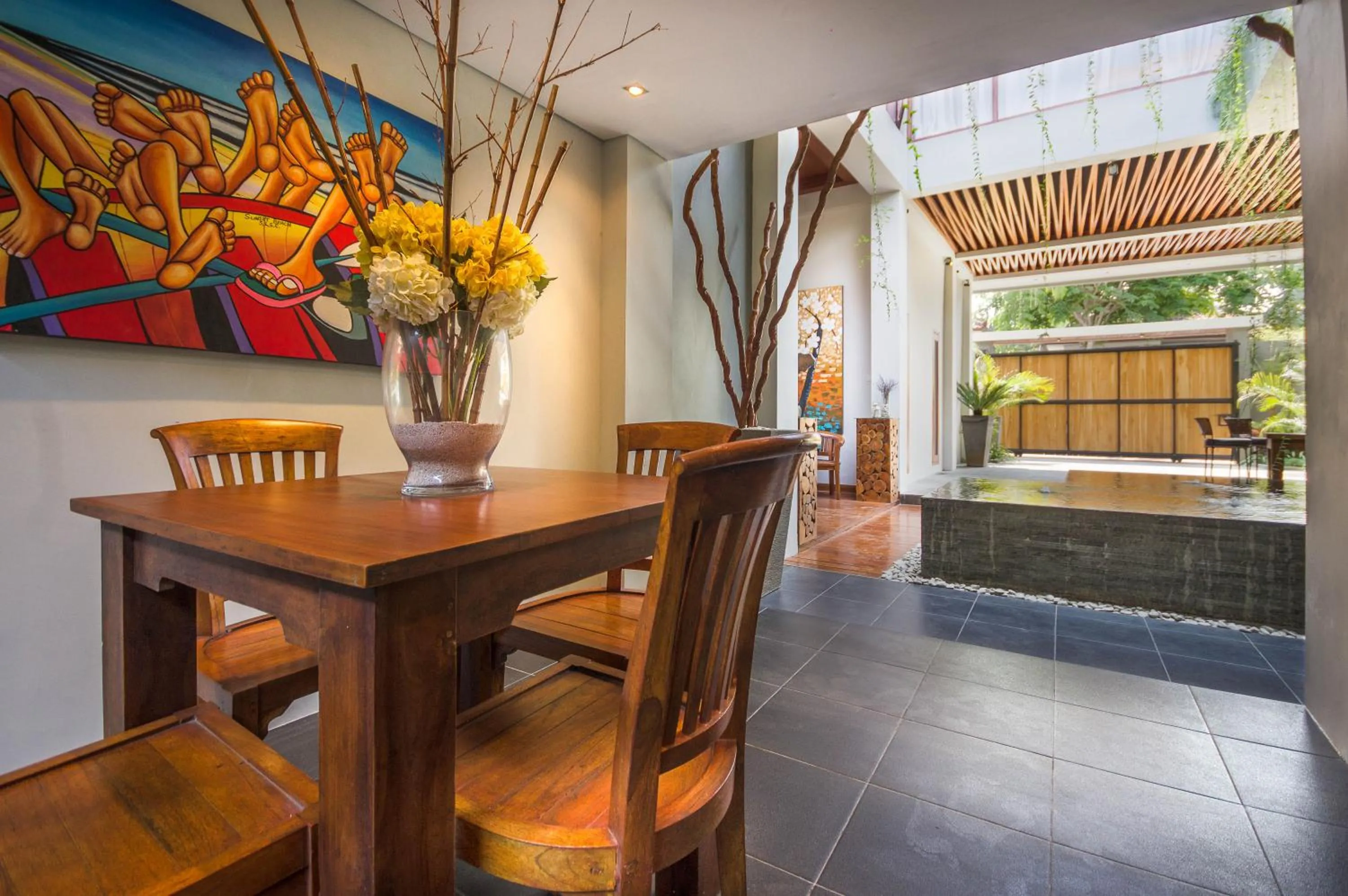 Decorative detail in Elmina Villa Bali