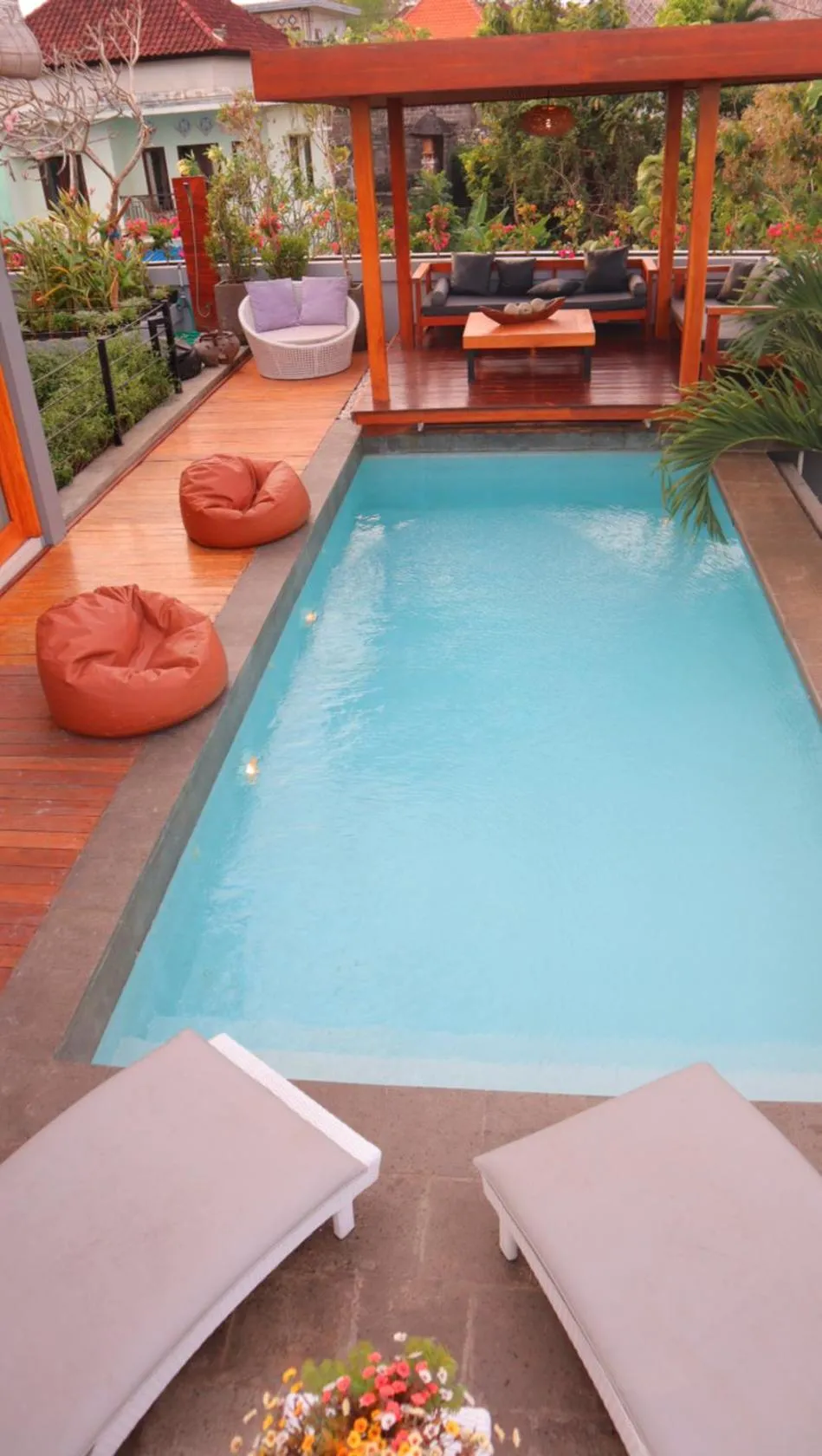 Pool view in Elmina Villa Bali