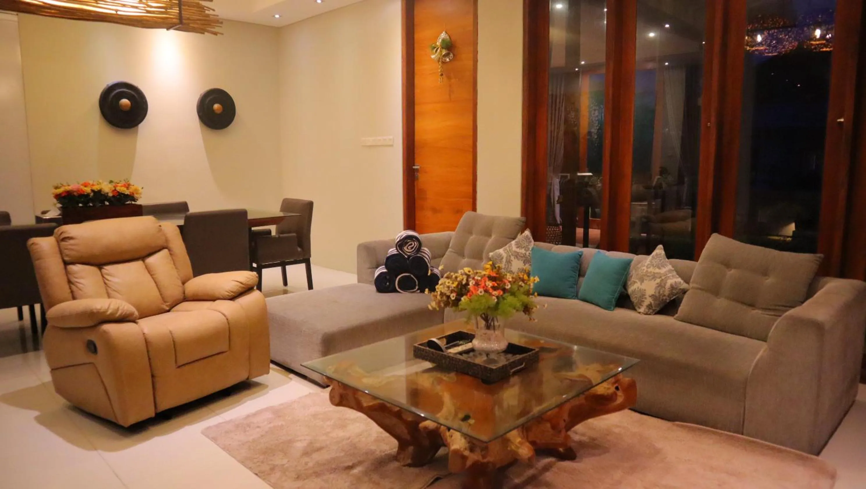 Living room in Elmina Villa Bali