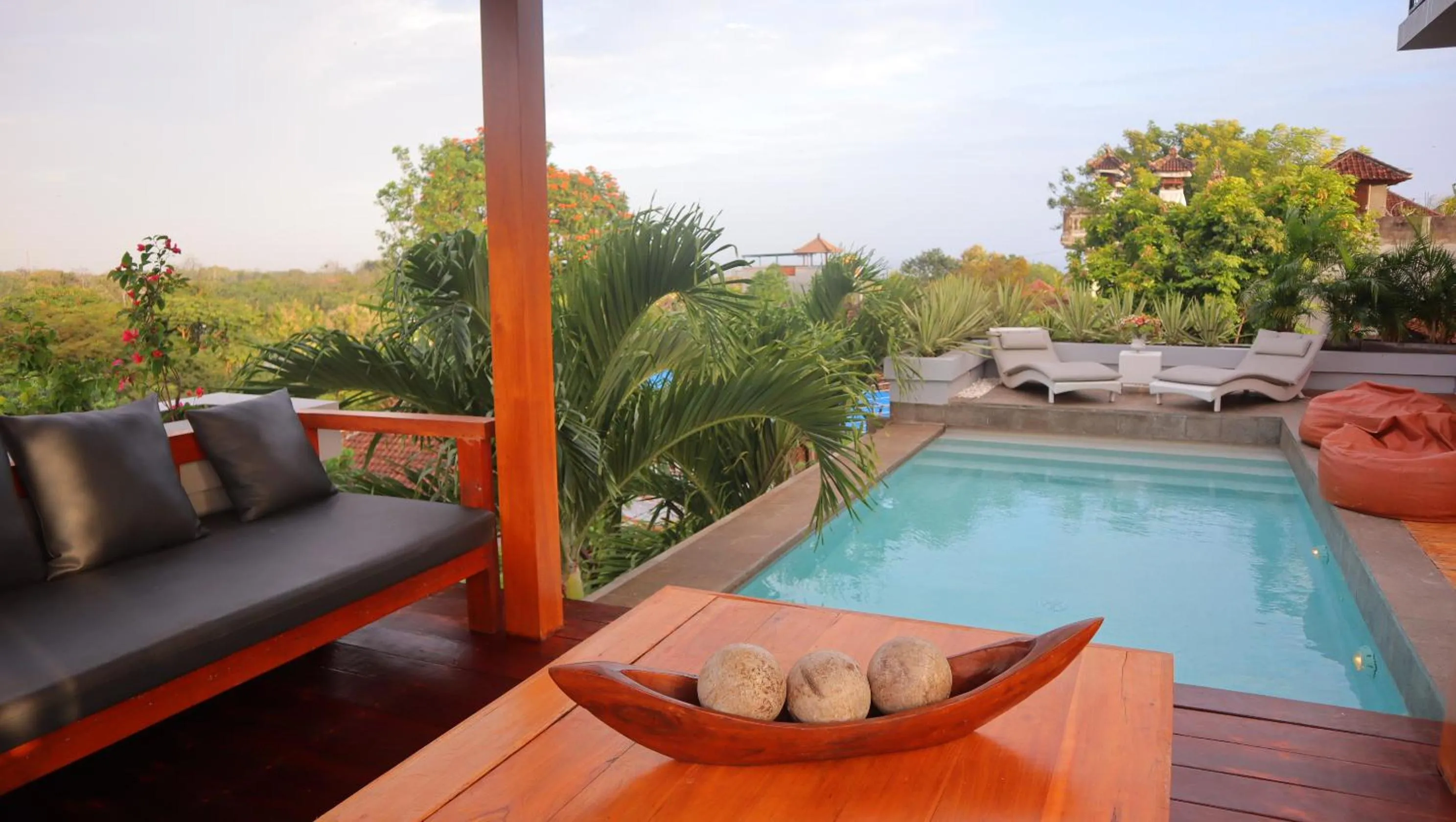 Pool view in Elmina Villa Bali