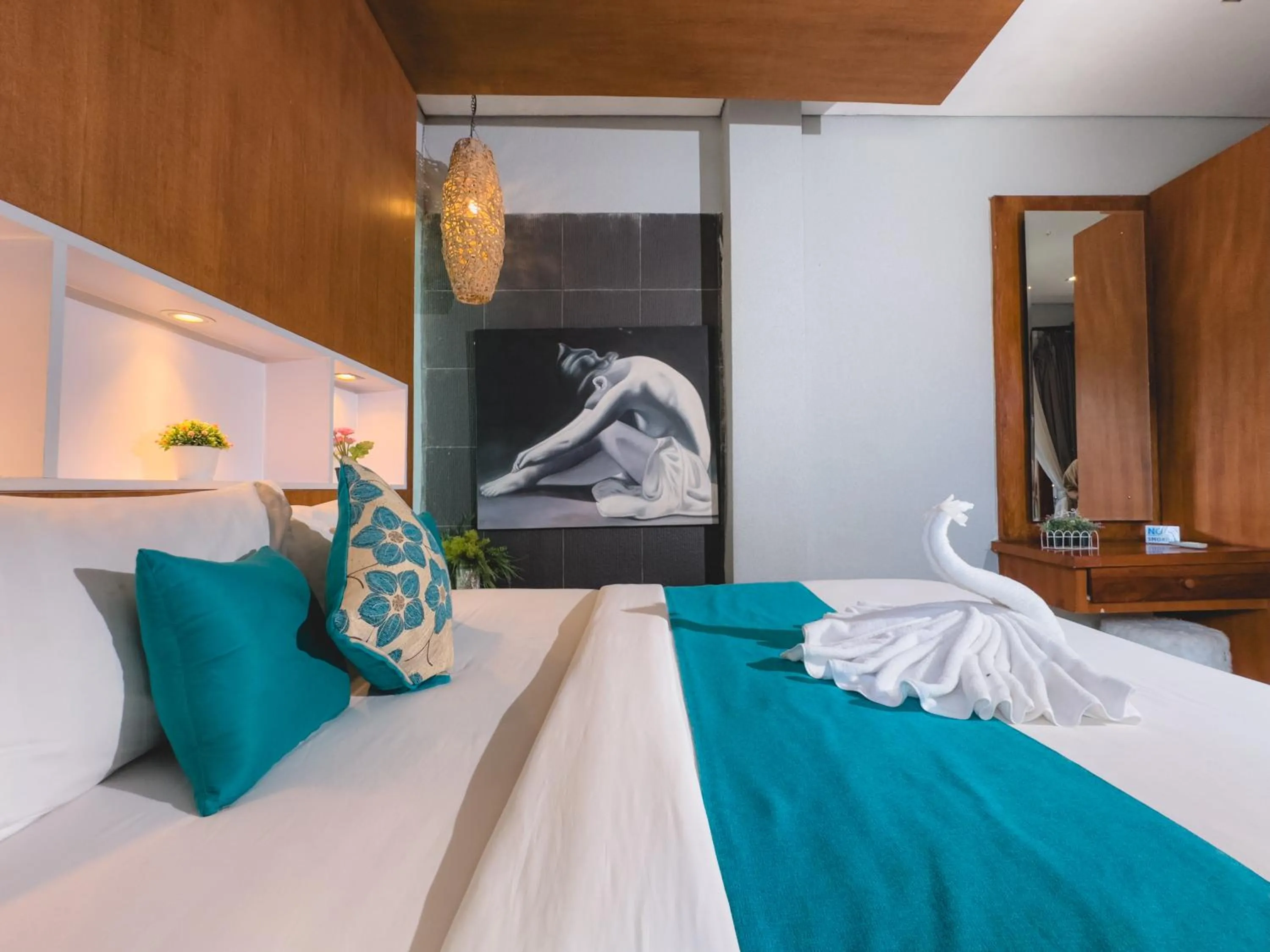 Bedroom, Bed in Elmina Villa Bali